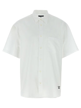 Comme Des Garçons Weiße Baumwollbluse