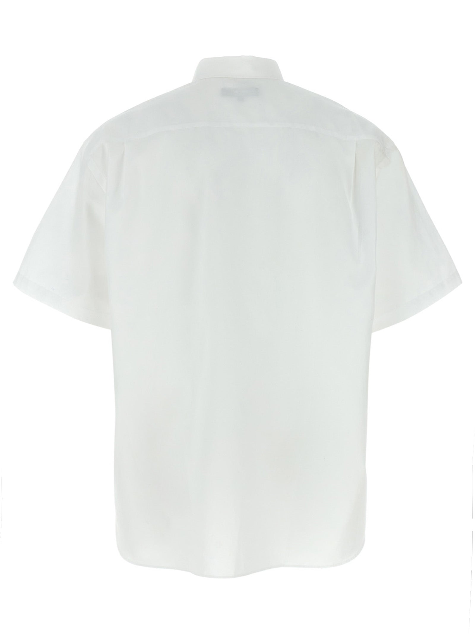 Comme Des Garçons Weiße Baumwollbluse