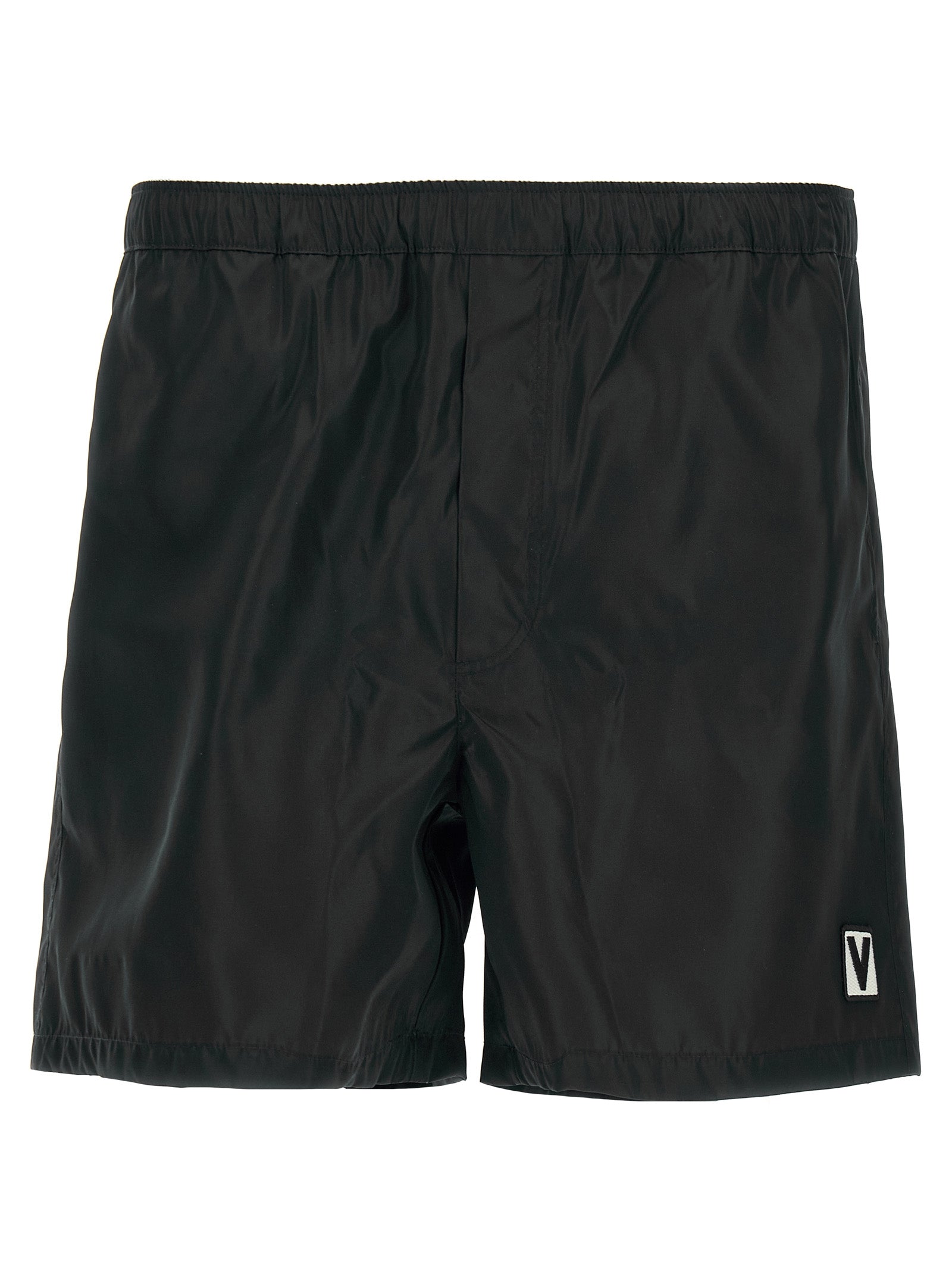 Valentino Garavani Schwarze Badeshorts aus Polyamid