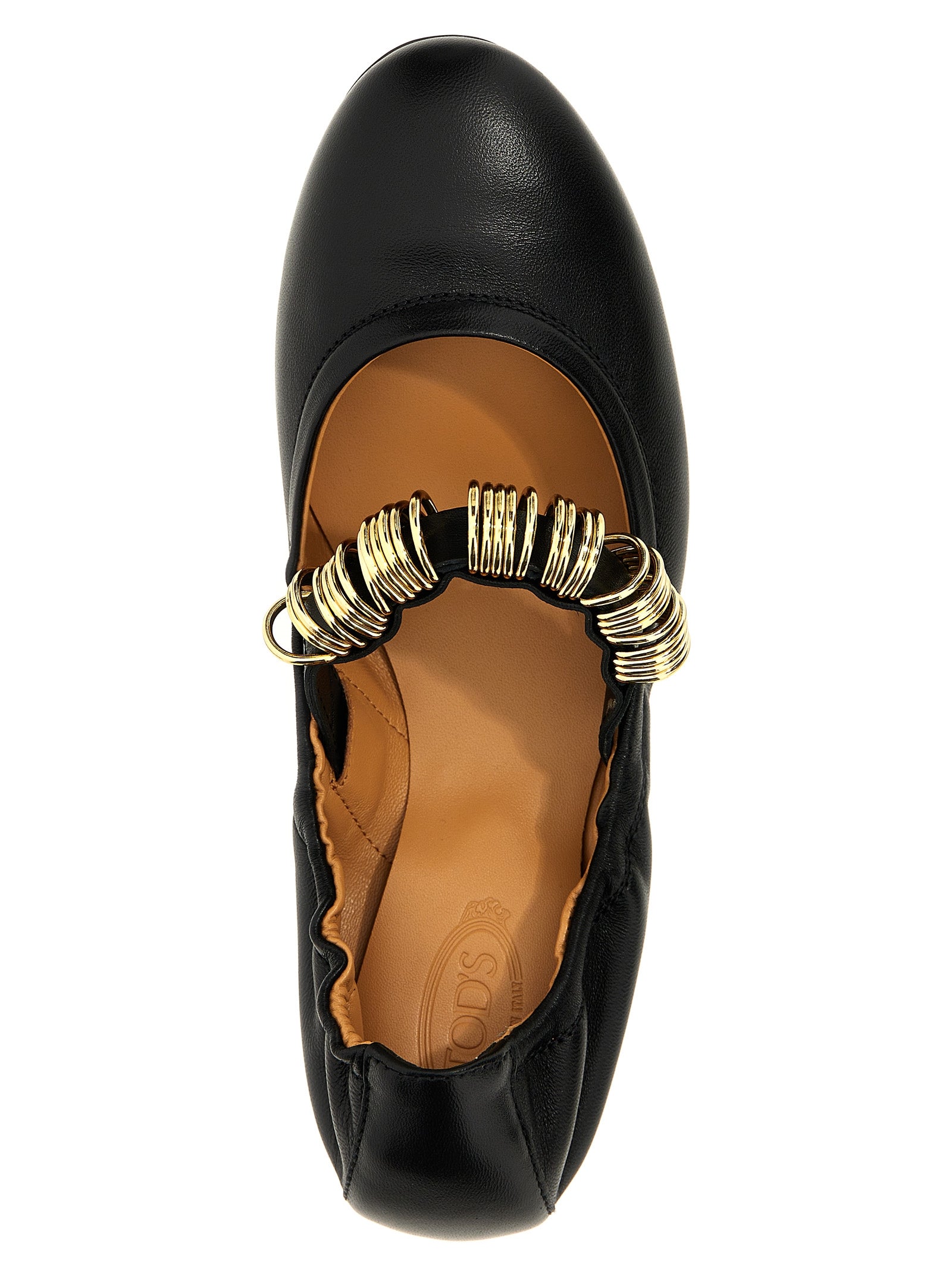 Tod's Schwarze Ballerinas aus Lammleder