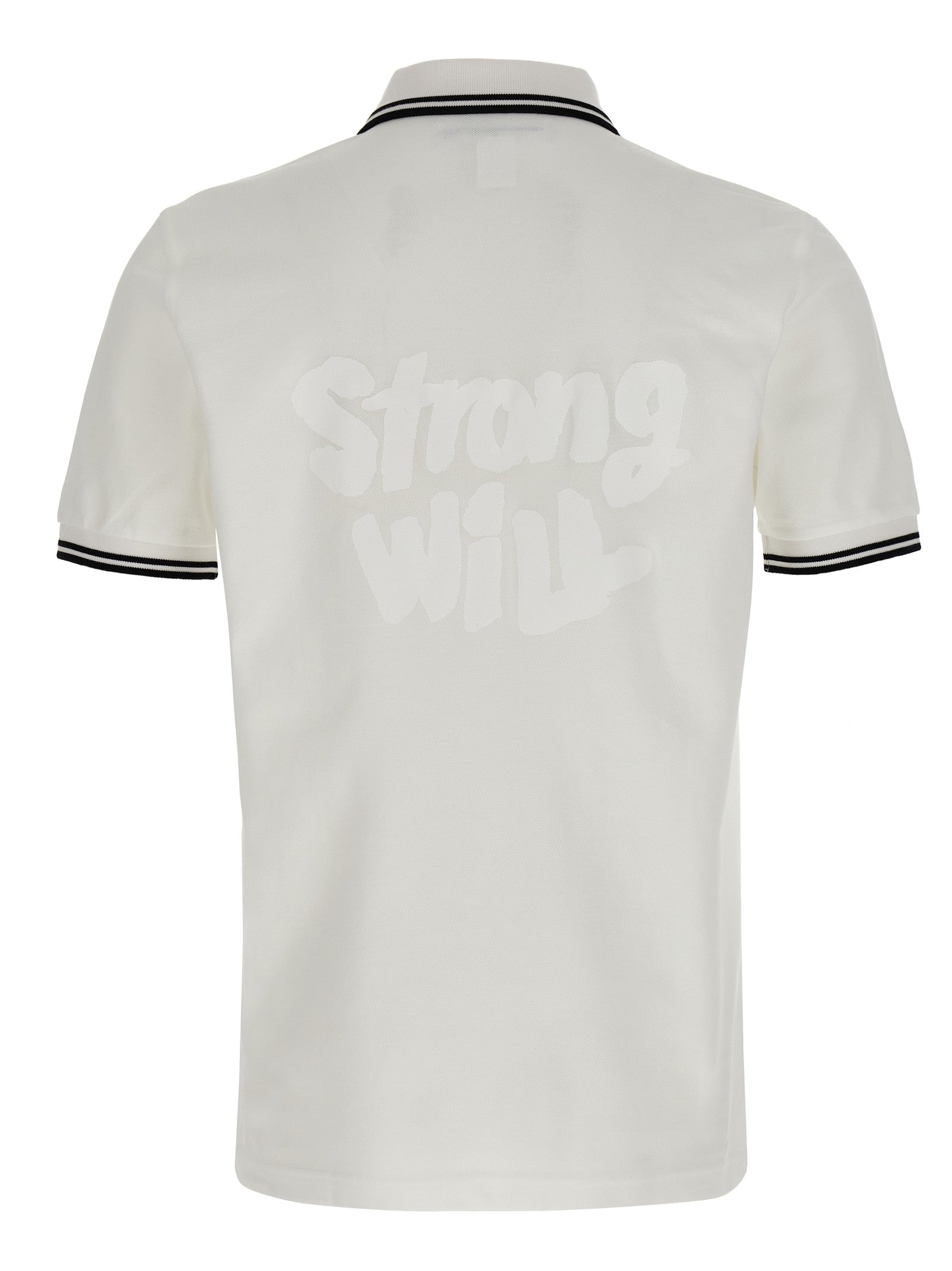 Comme Des Garçons Weißes Poloshirt aus Baumwolle