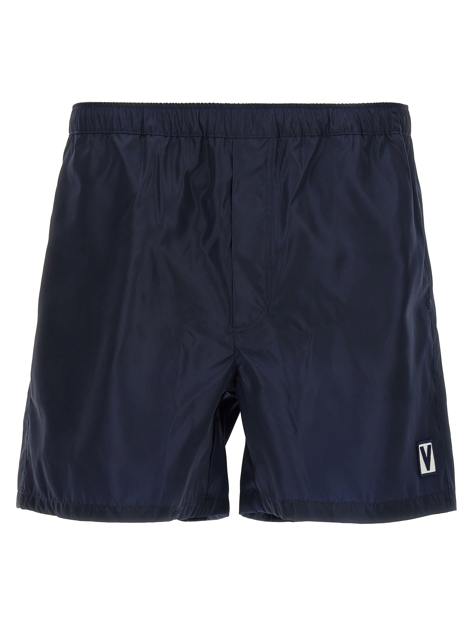 Valentino Garavani Blaue Badeshorts aus Polyamid