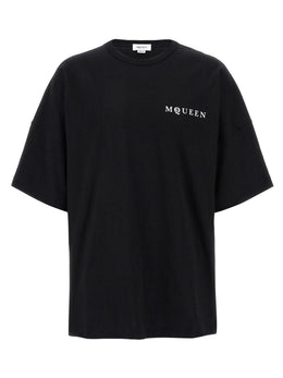 Alexander McQueen Bicolor Cotton T-Shirt