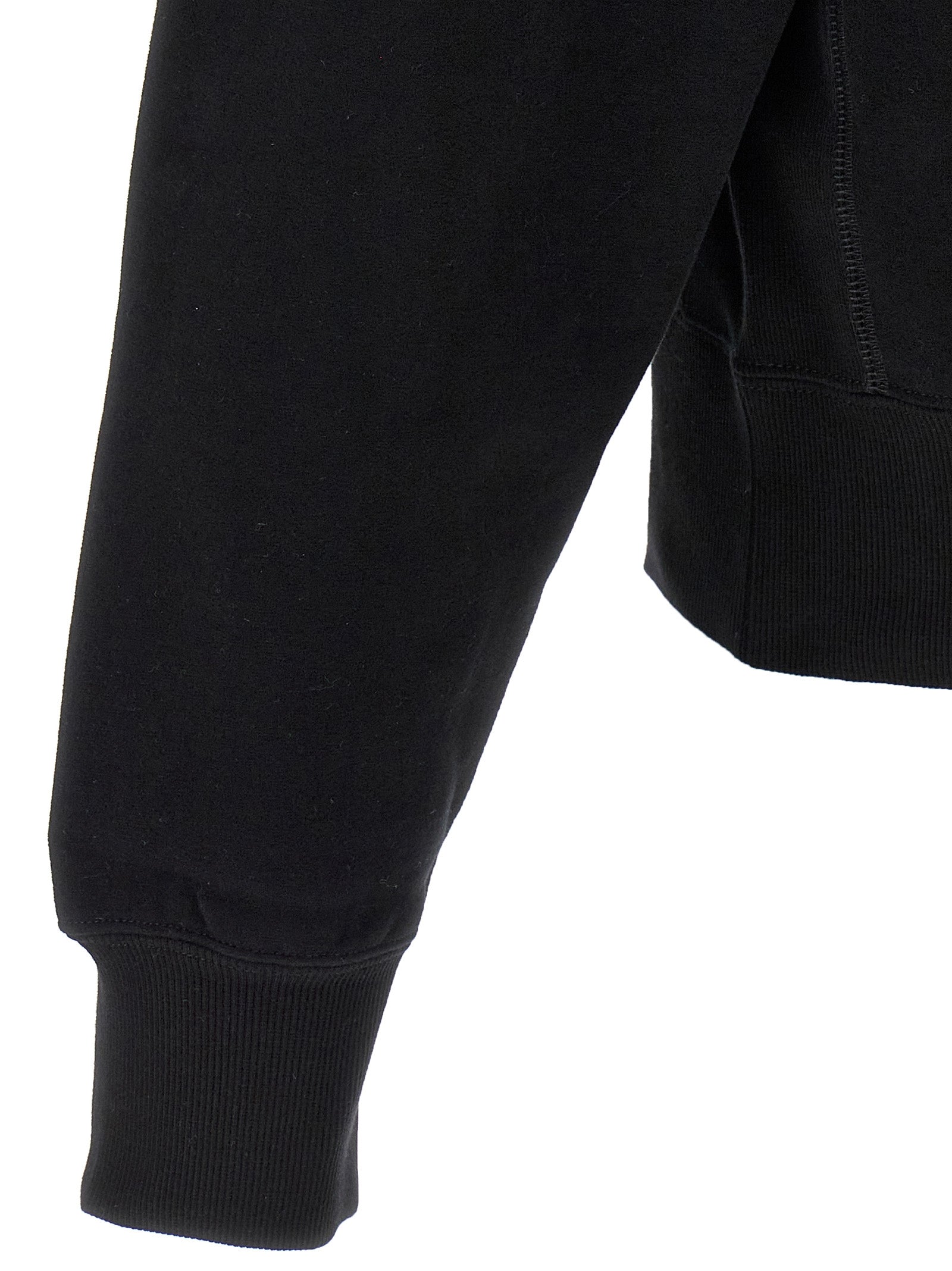 Saint Laurent Schwarzer Baumwoll-Sweatshirt