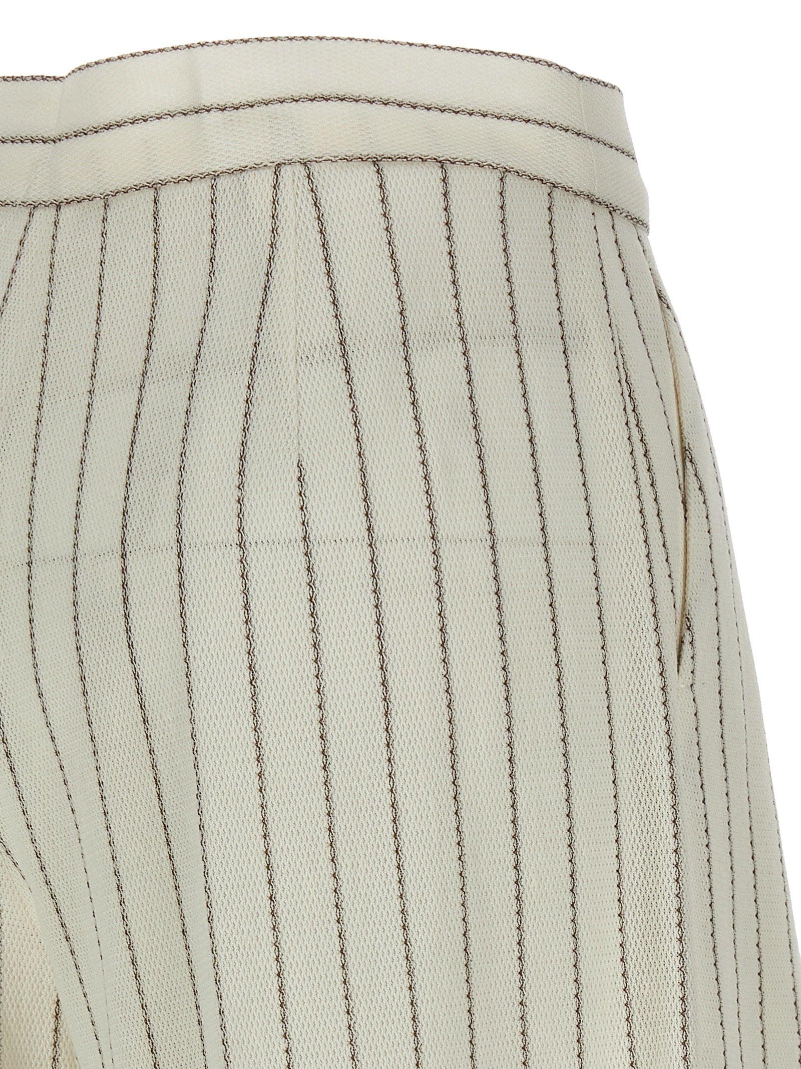 Max Mara Weiße Baumwollhose im Casual-Look