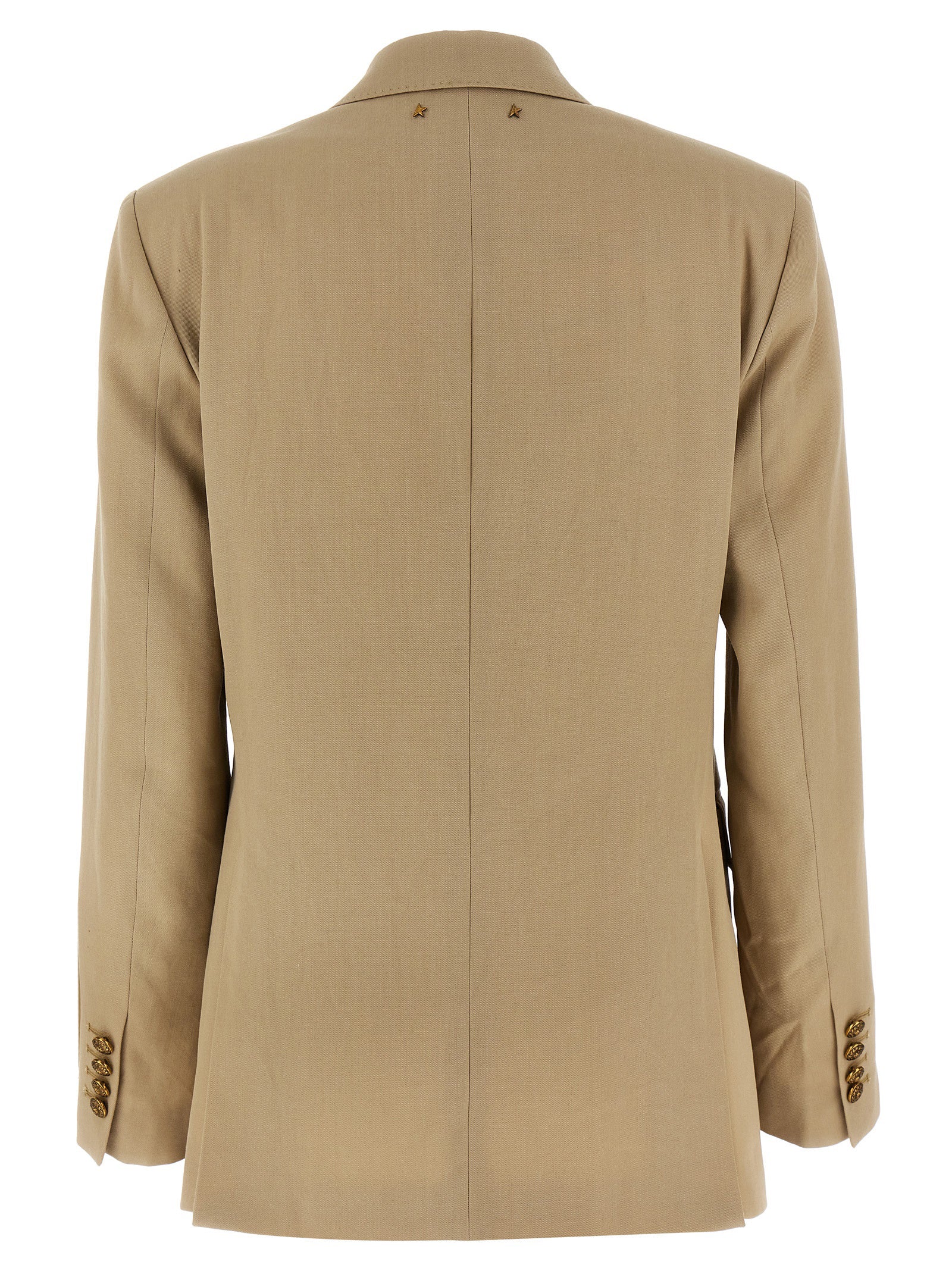 Golden Goose Mantel aus reiner Schurwolle in Beige