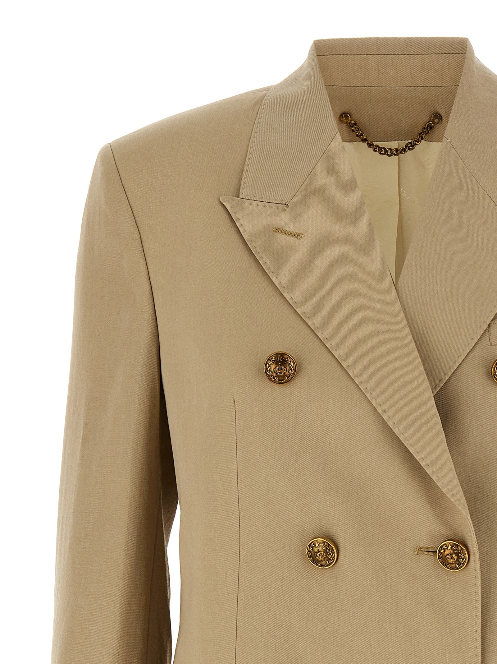 Golden Goose Mantel aus reiner Schurwolle in Beige