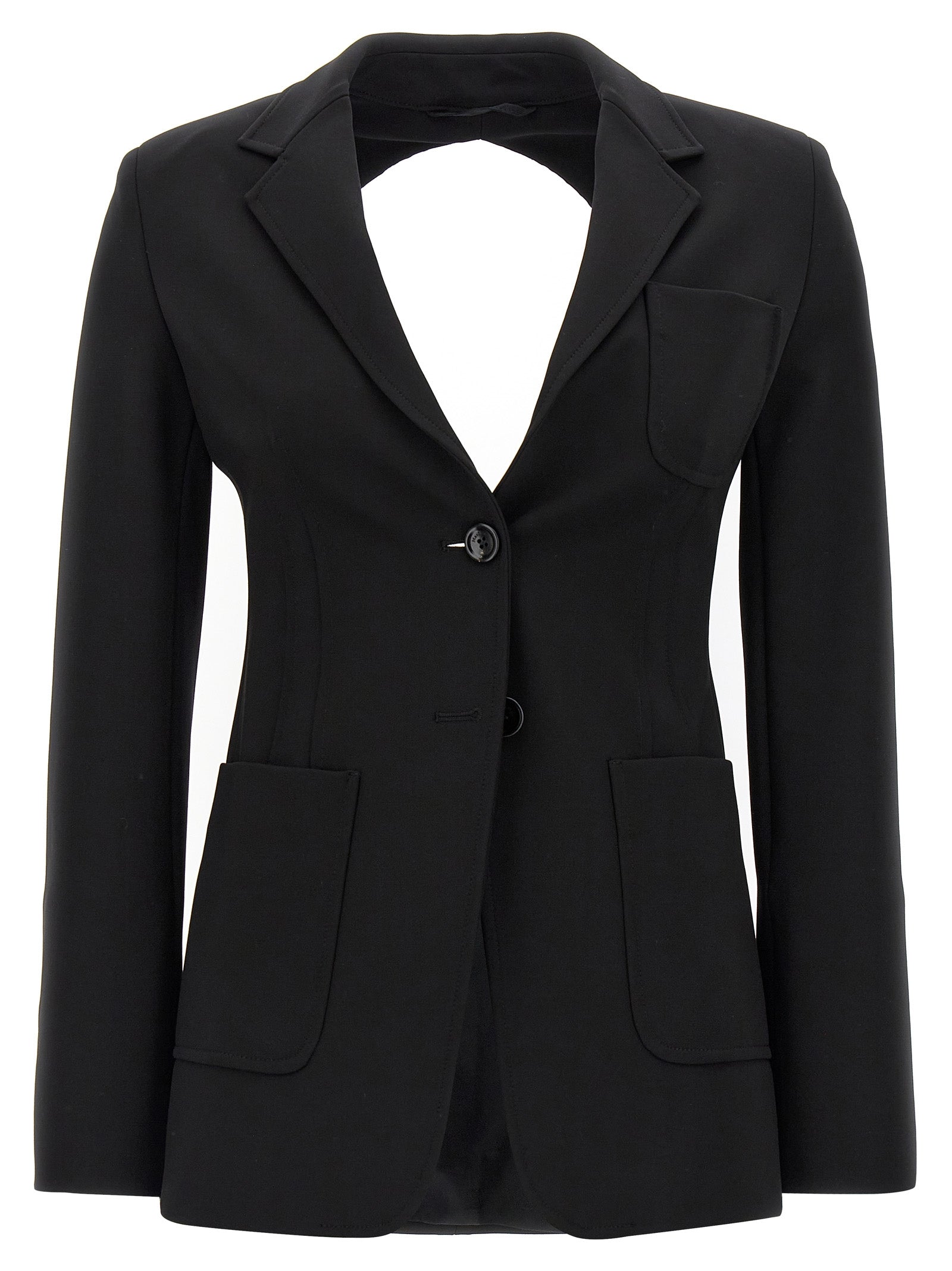 Max Mara Schwarzer Blazer aus Viskose