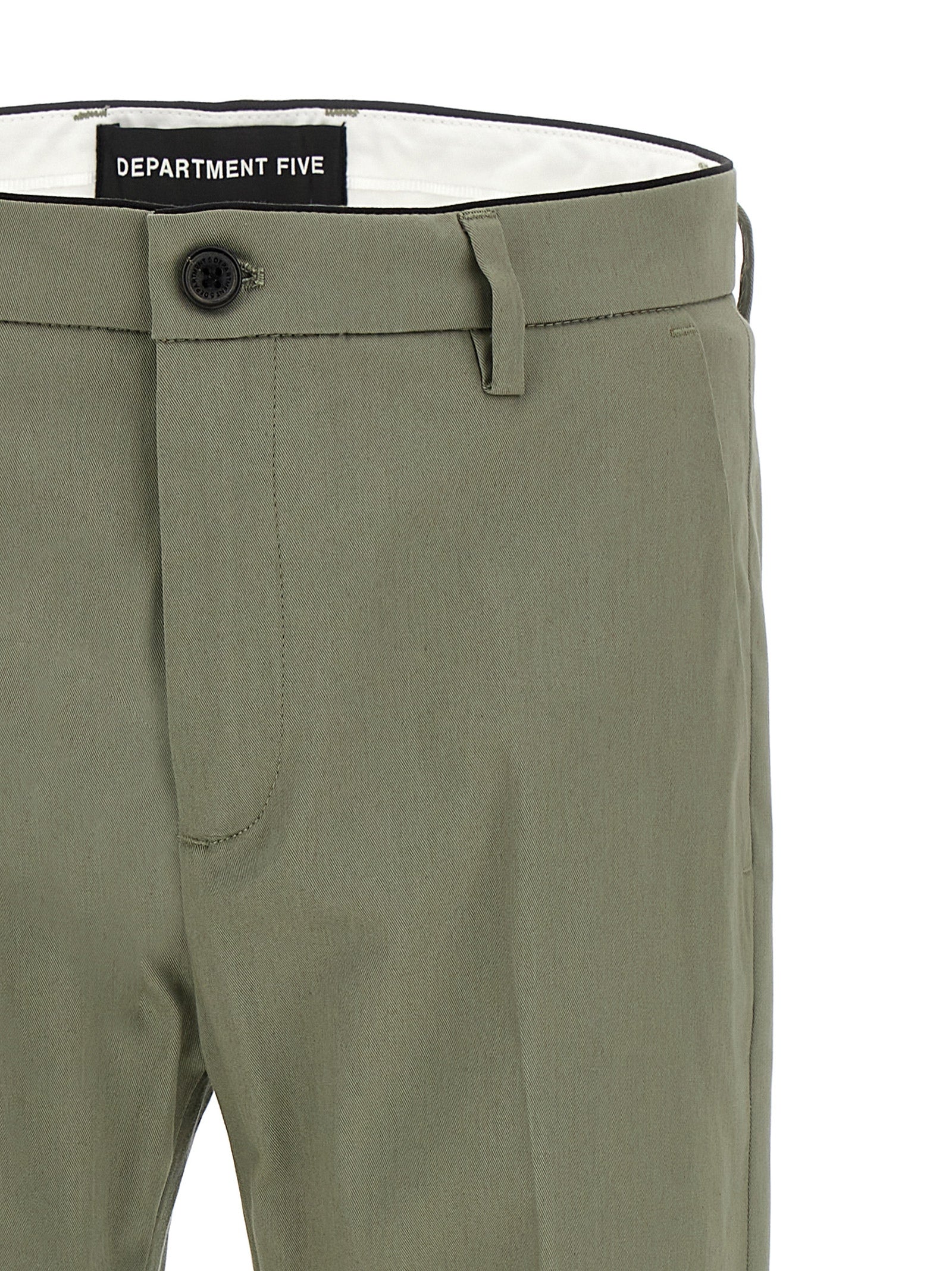 Department 5 Zweifarbige Baumwoll-Cropped-Hose