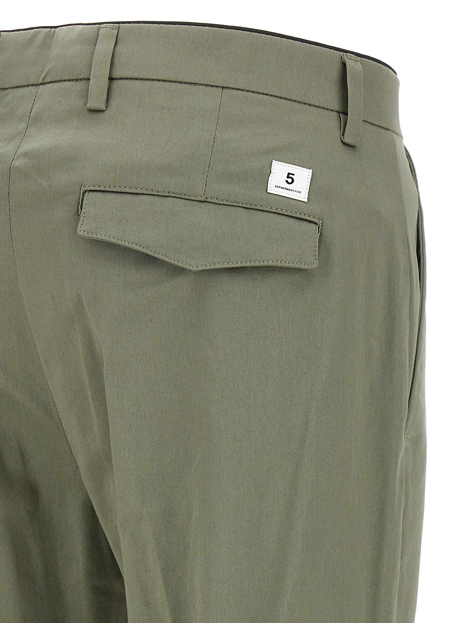 Department 5 Zweifarbige Baumwoll-Cropped-Hose