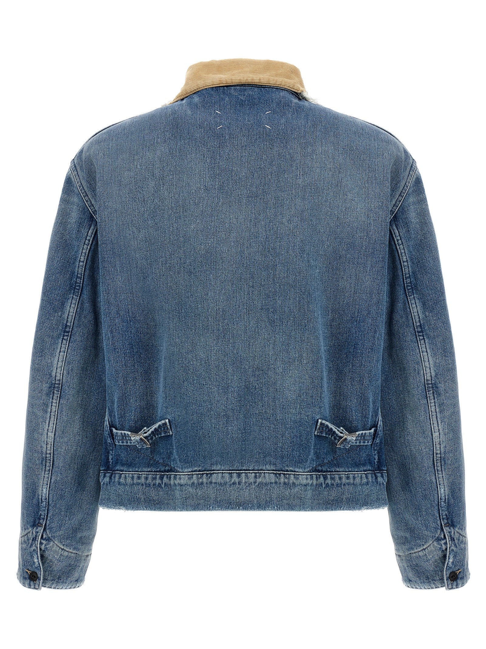 Maison Margiela Blaue Jeansjacke aus Baumwolle
