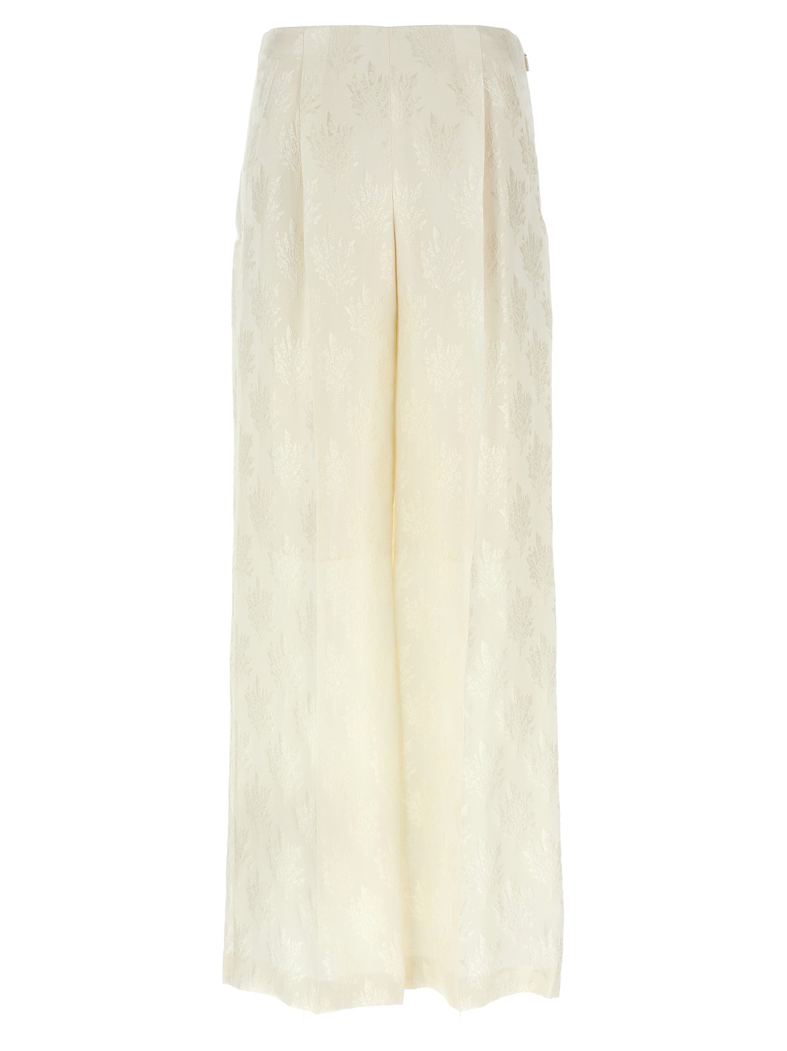 Fendi Weiße Seidenhose für den Alltag