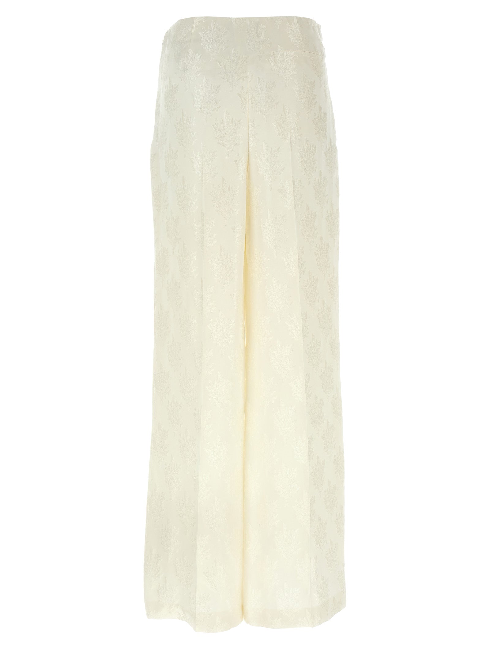 Fendi Weiße Seidenhose für den Alltag