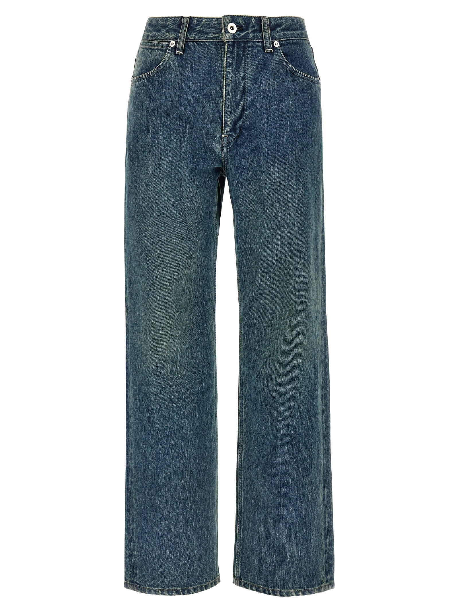 Jil Sander Blaue Baumwoll-Jeans im Slim Fit