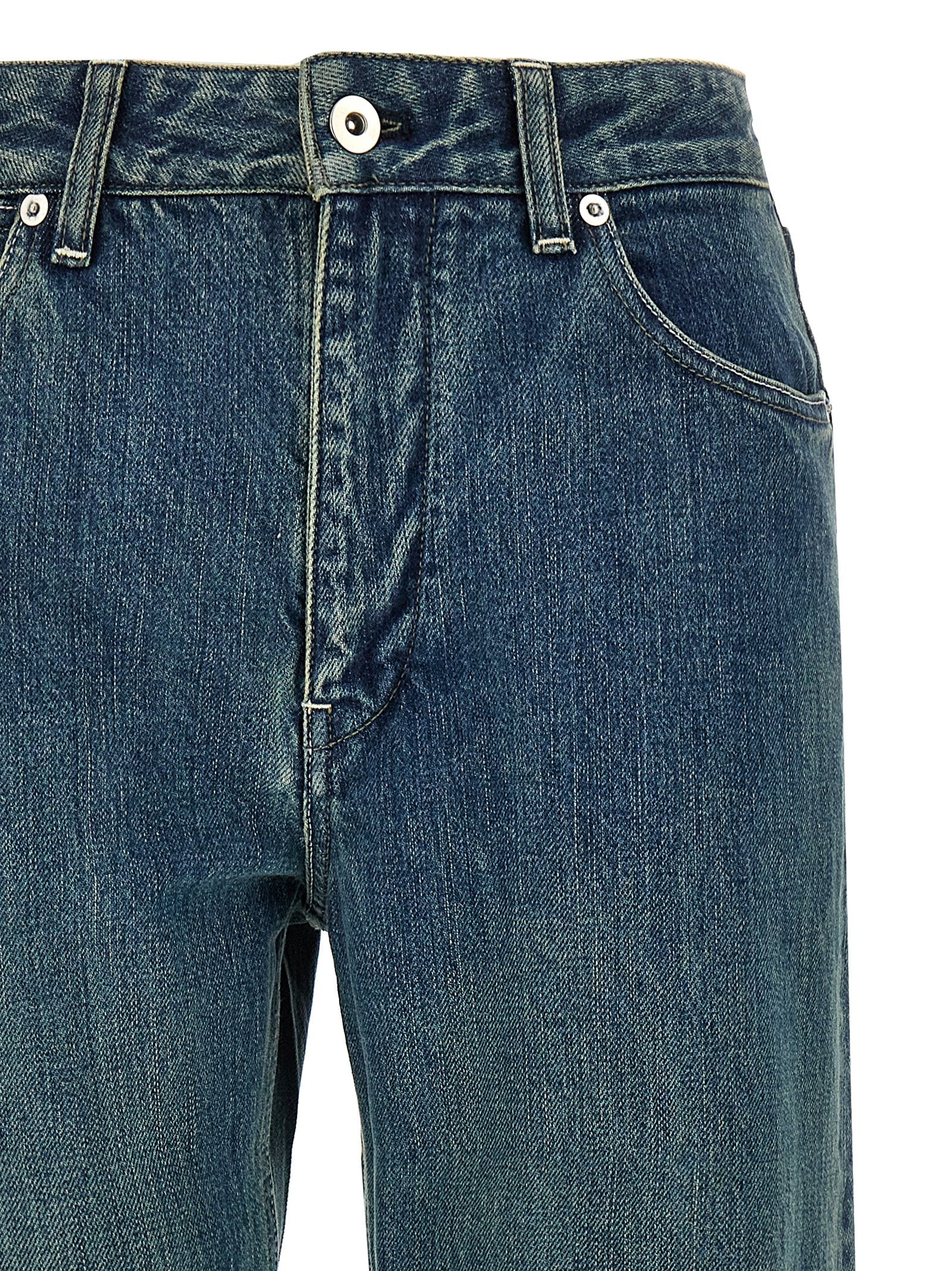 Jil Sander Blaue Baumwoll-Jeans im Slim Fit