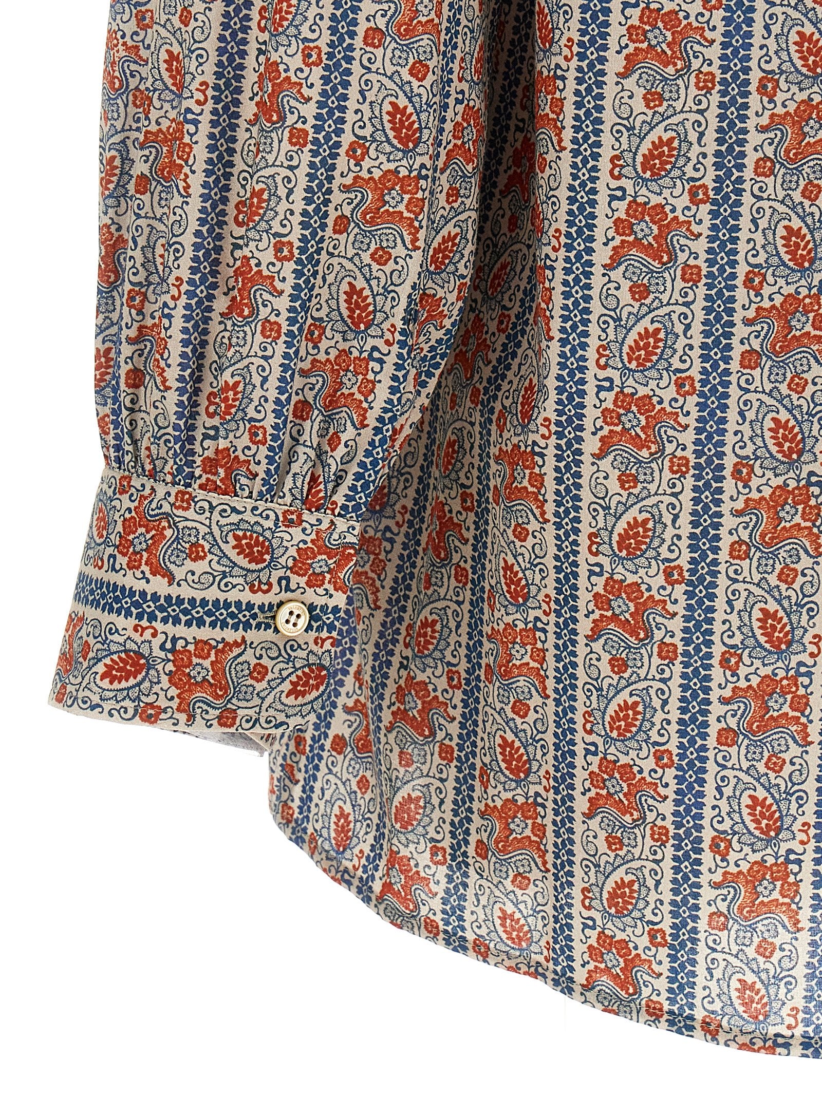 Valentino Garavani Mehrfarbige Baumwollbluse