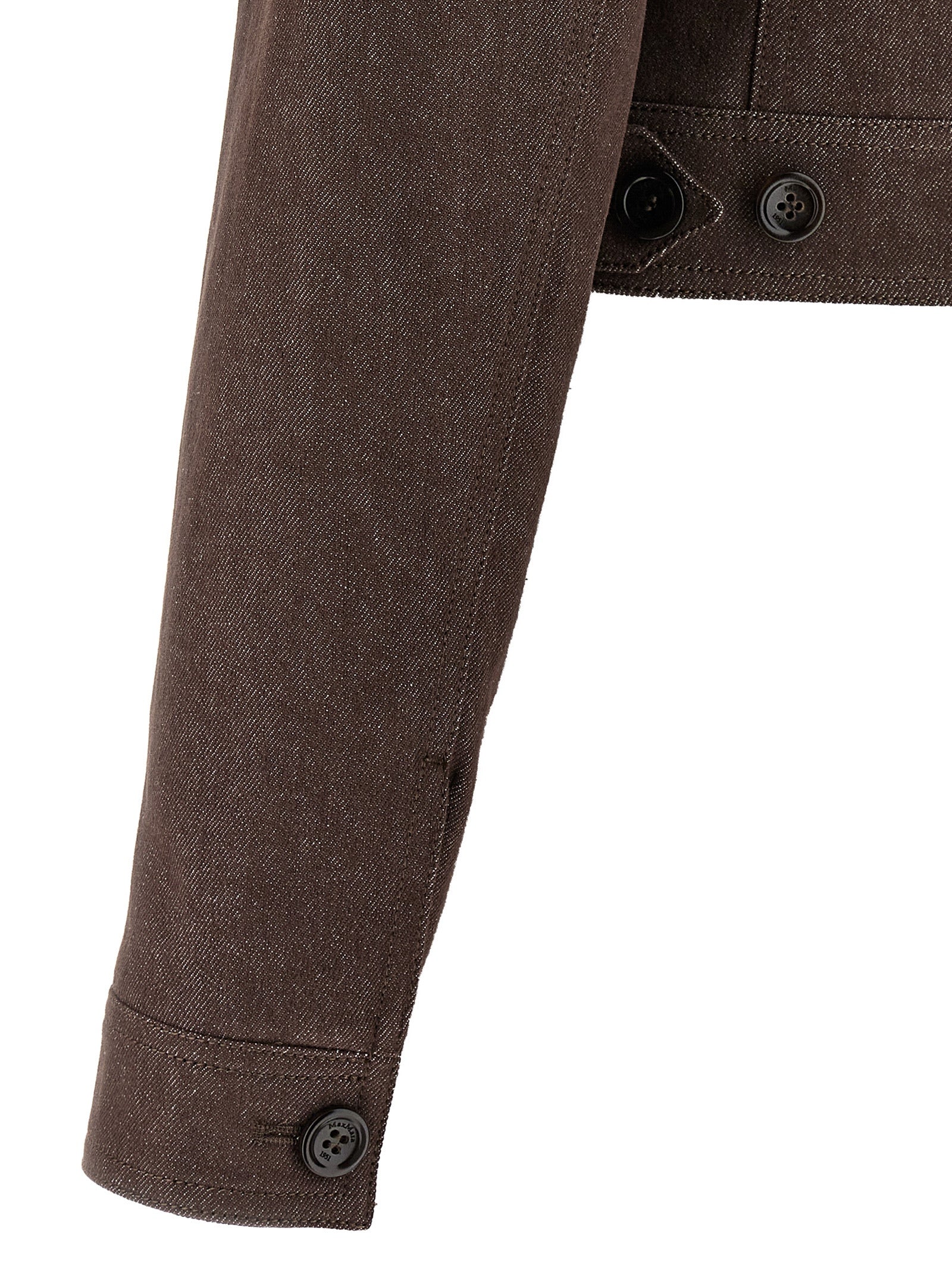Max Mara Brauner Baumwollblazer