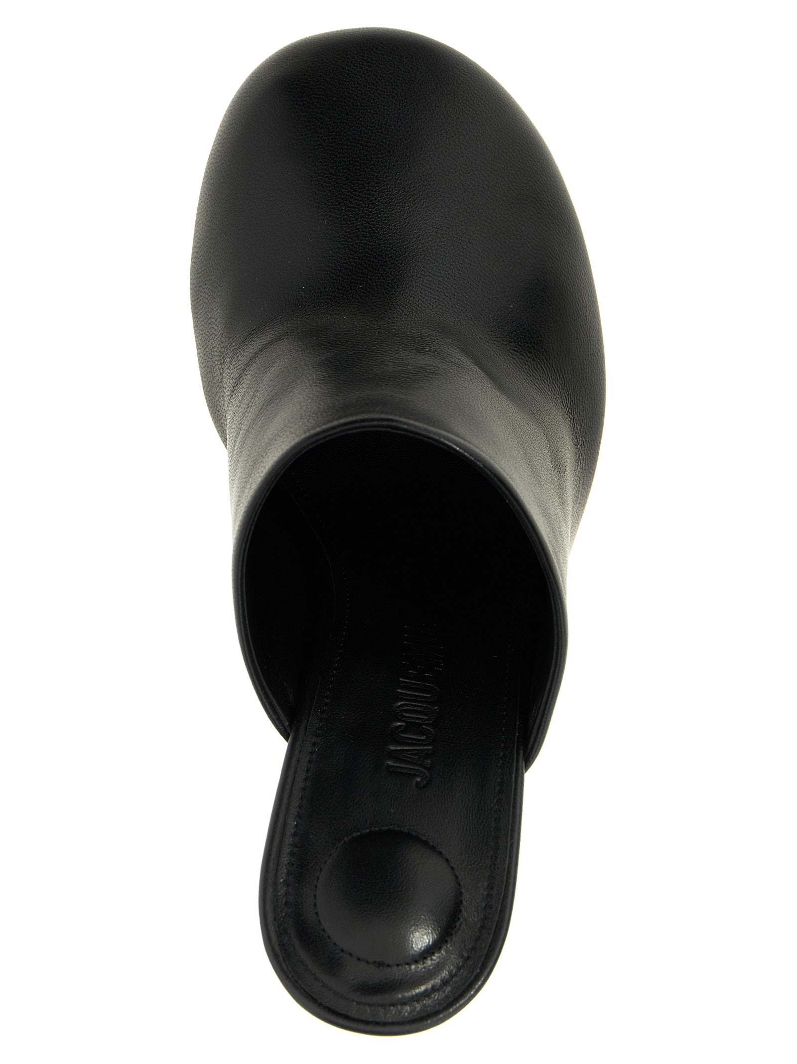 Jacquemus Schwarze Pumps aus Lammleder mit hohem Absatz