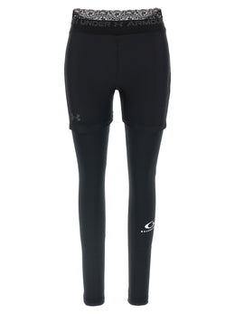 Balenciaga Schwarze Leggings aus Polyester