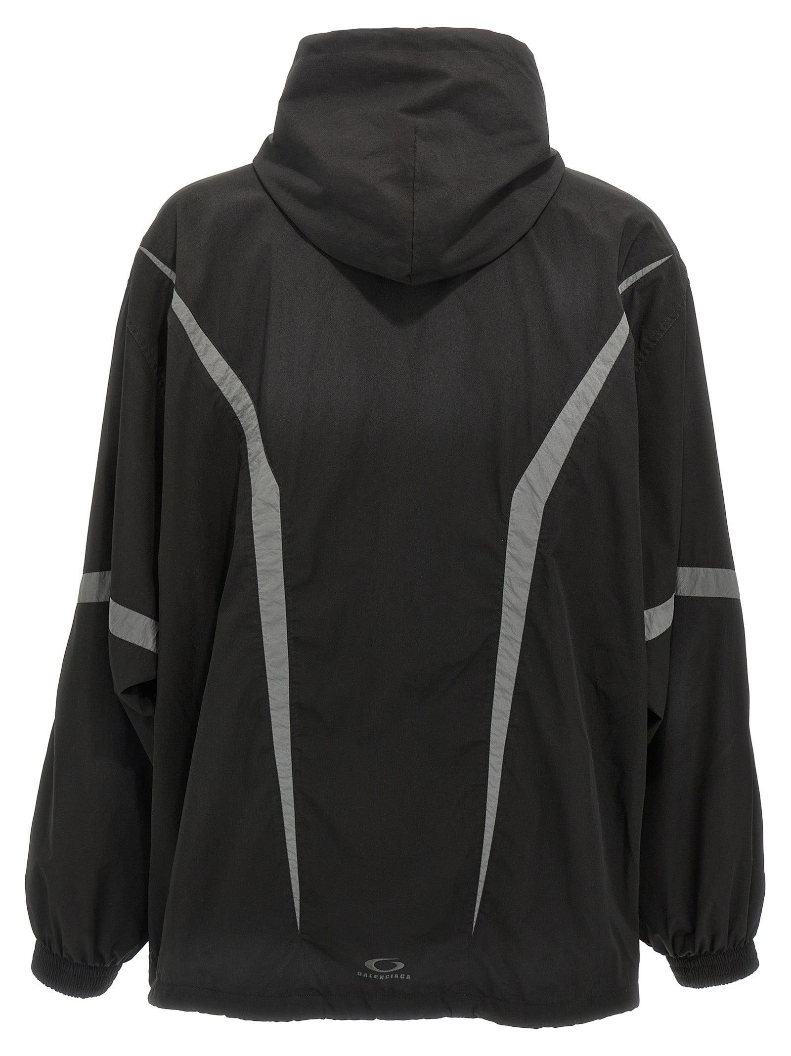Balenciaga Schwarze Shell-Jacke aus Polyester