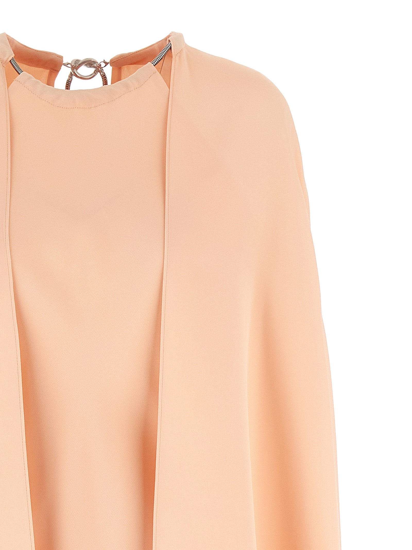 Max Mara Mehrfarbiges Seiden-Midikleid