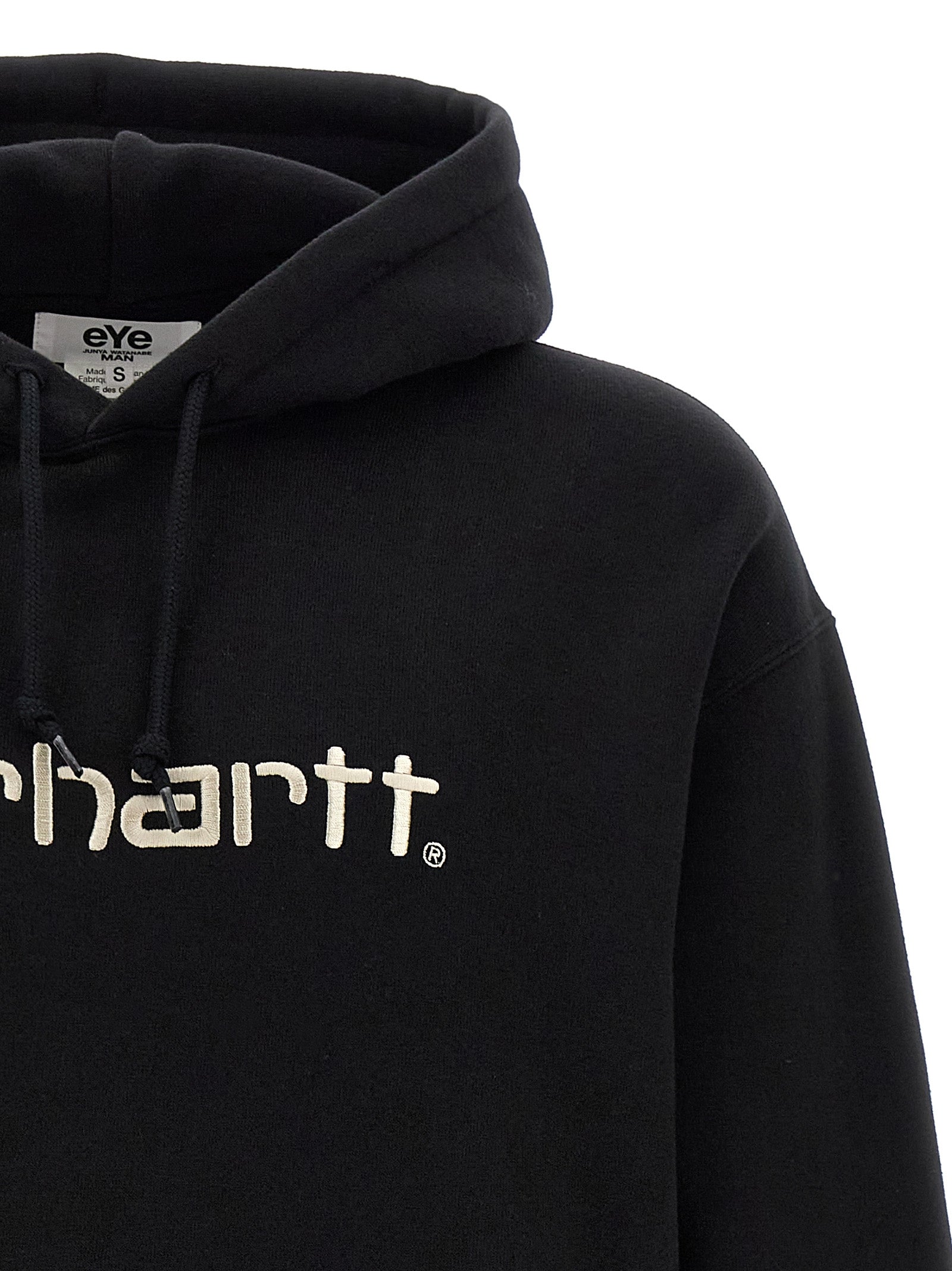 Junya Watanabe Schwarzer Baumwoll-Sweatshirt