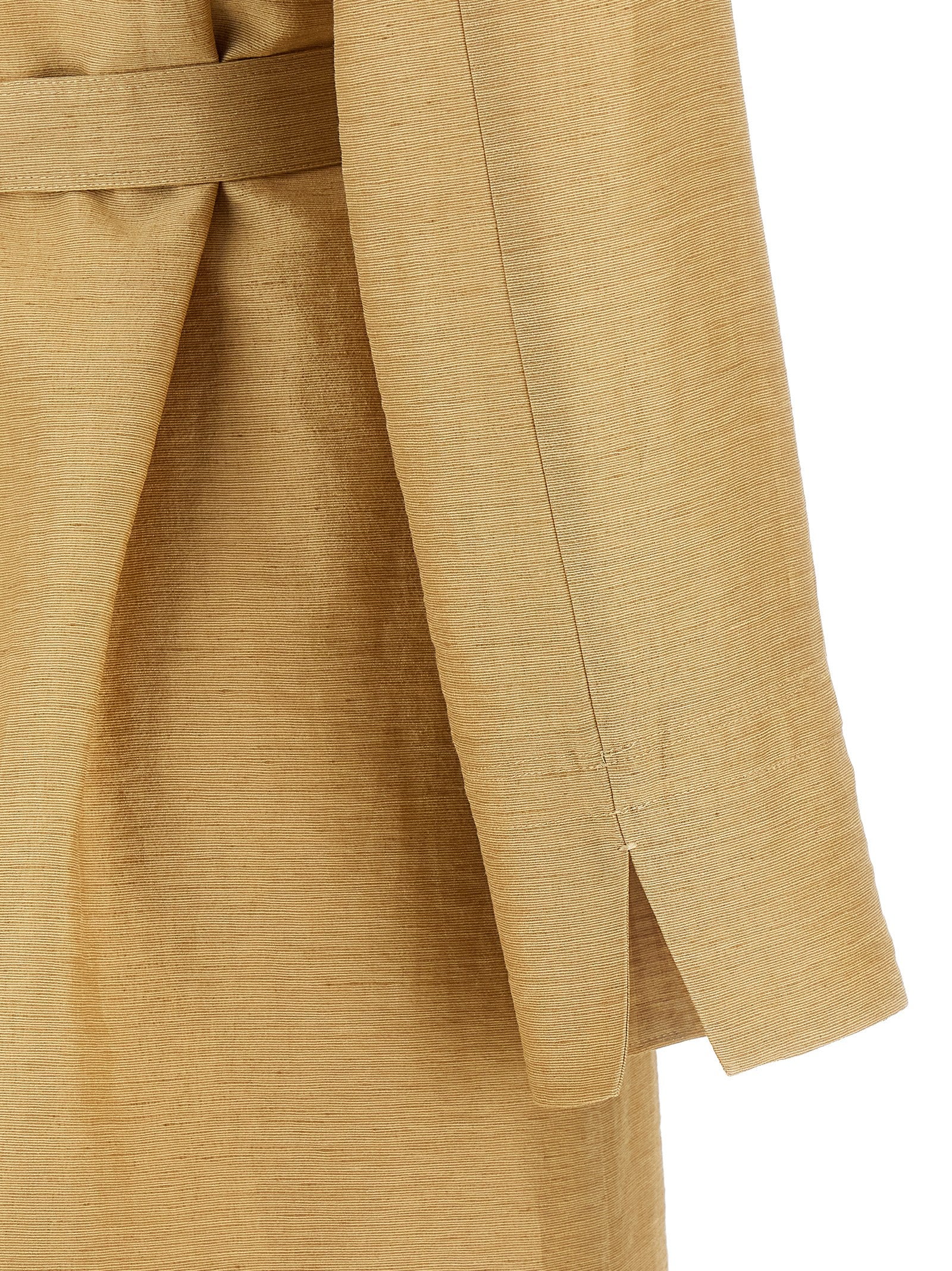 Max Mara Beiger Mantel aus Fluorofaser