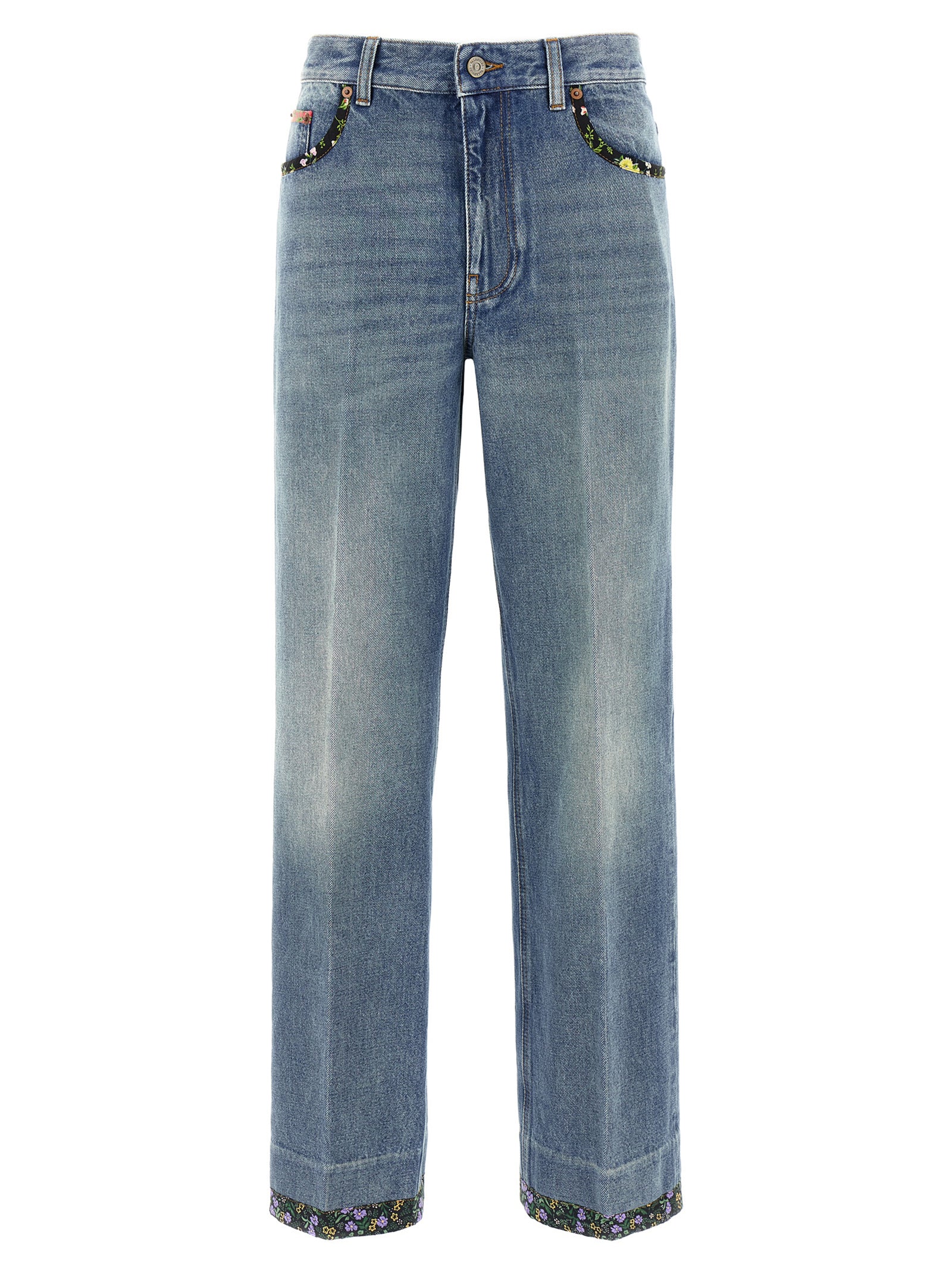 Valentino Garavani Blaue Baumwolljeans Denim
