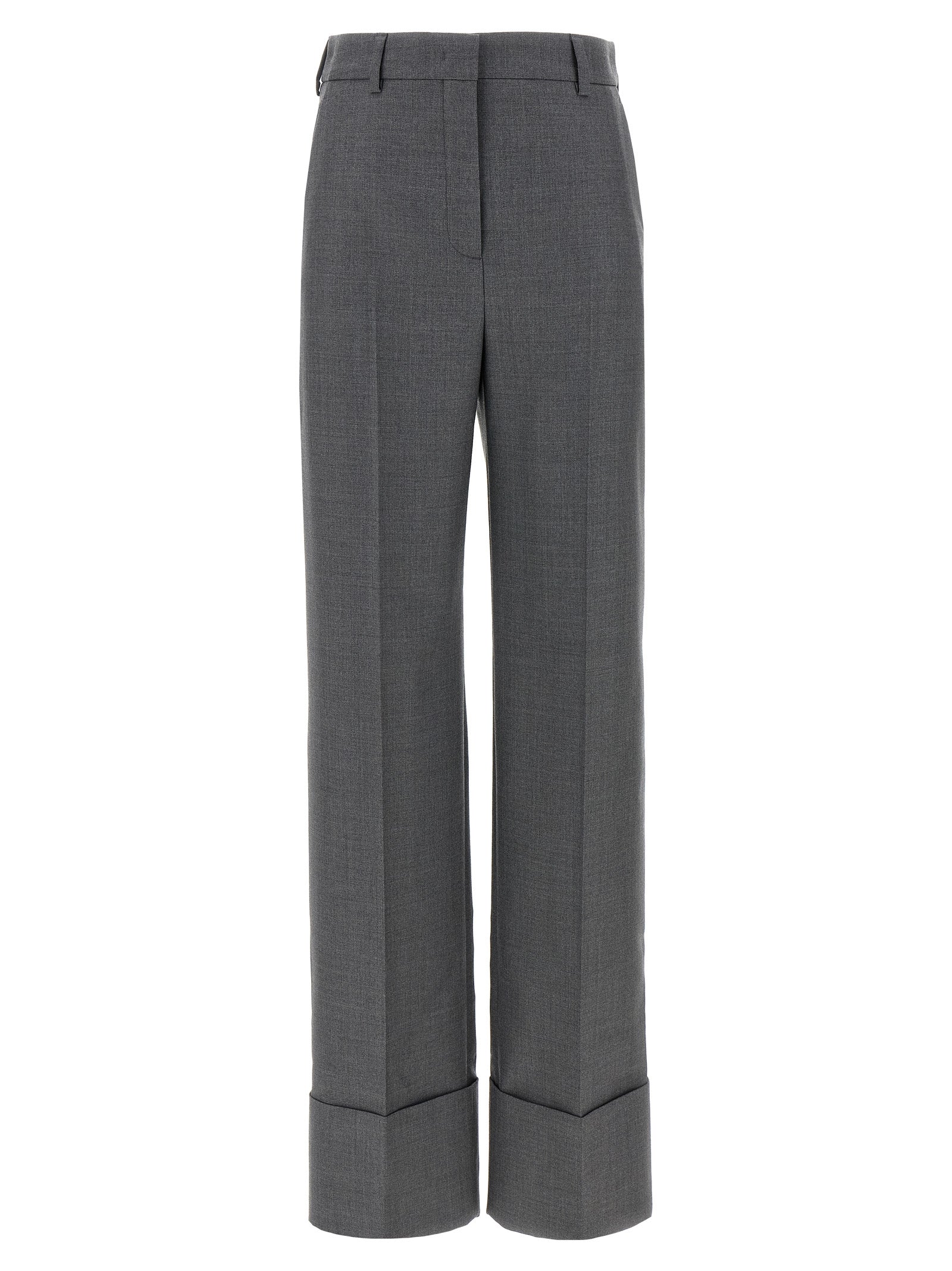 Valentino Garavani Graue Hose aus reiner Schurwolle