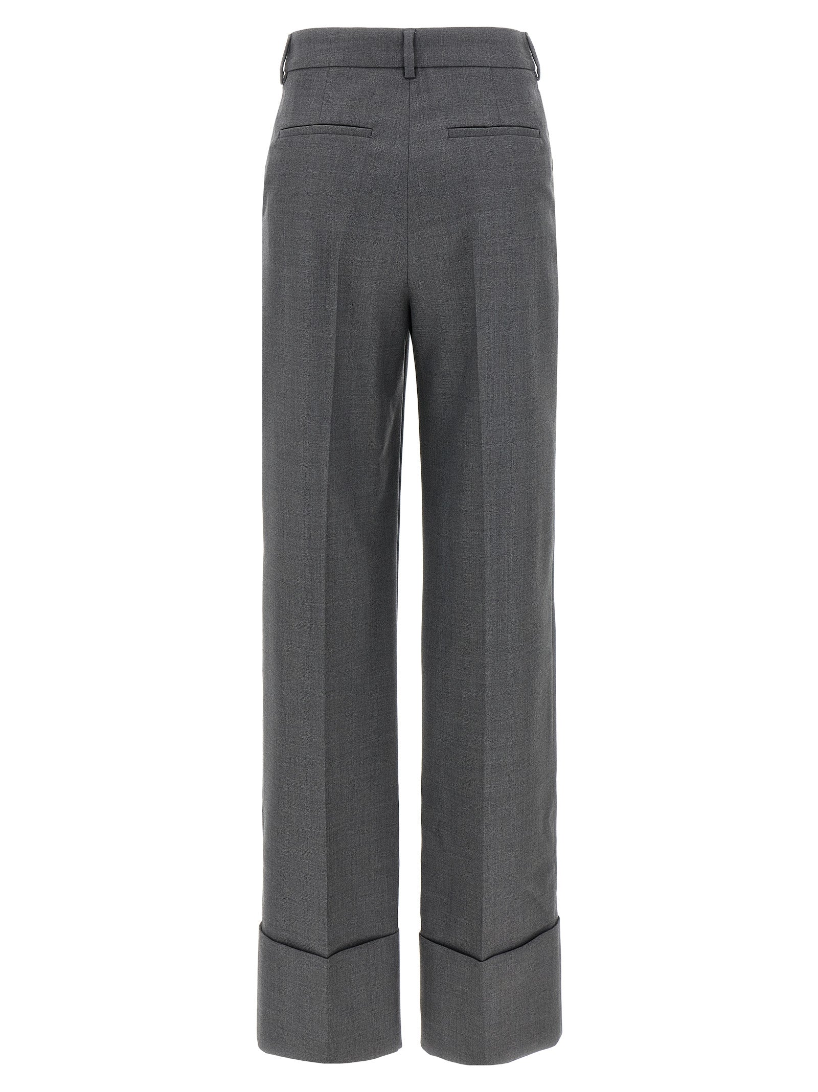 Valentino Garavani Graue Hose aus reiner Schurwolle