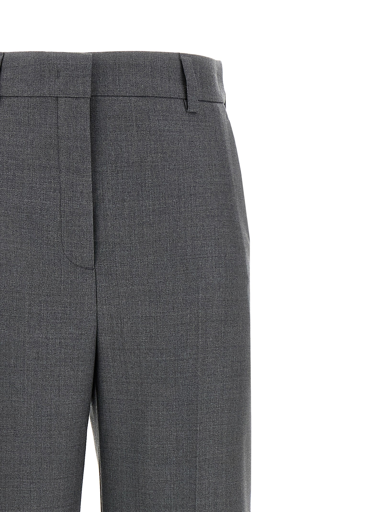 Valentino Garavani Graue Hose aus reiner Schurwolle