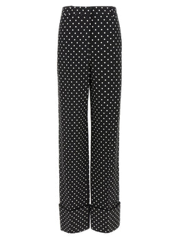 Valentino Garavani Zweifarbige Viskose-Freizeithose