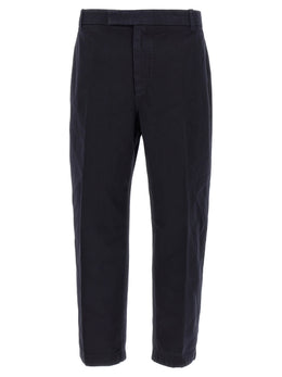 Thom Browne Blaue Baumwoll-Freizeithose