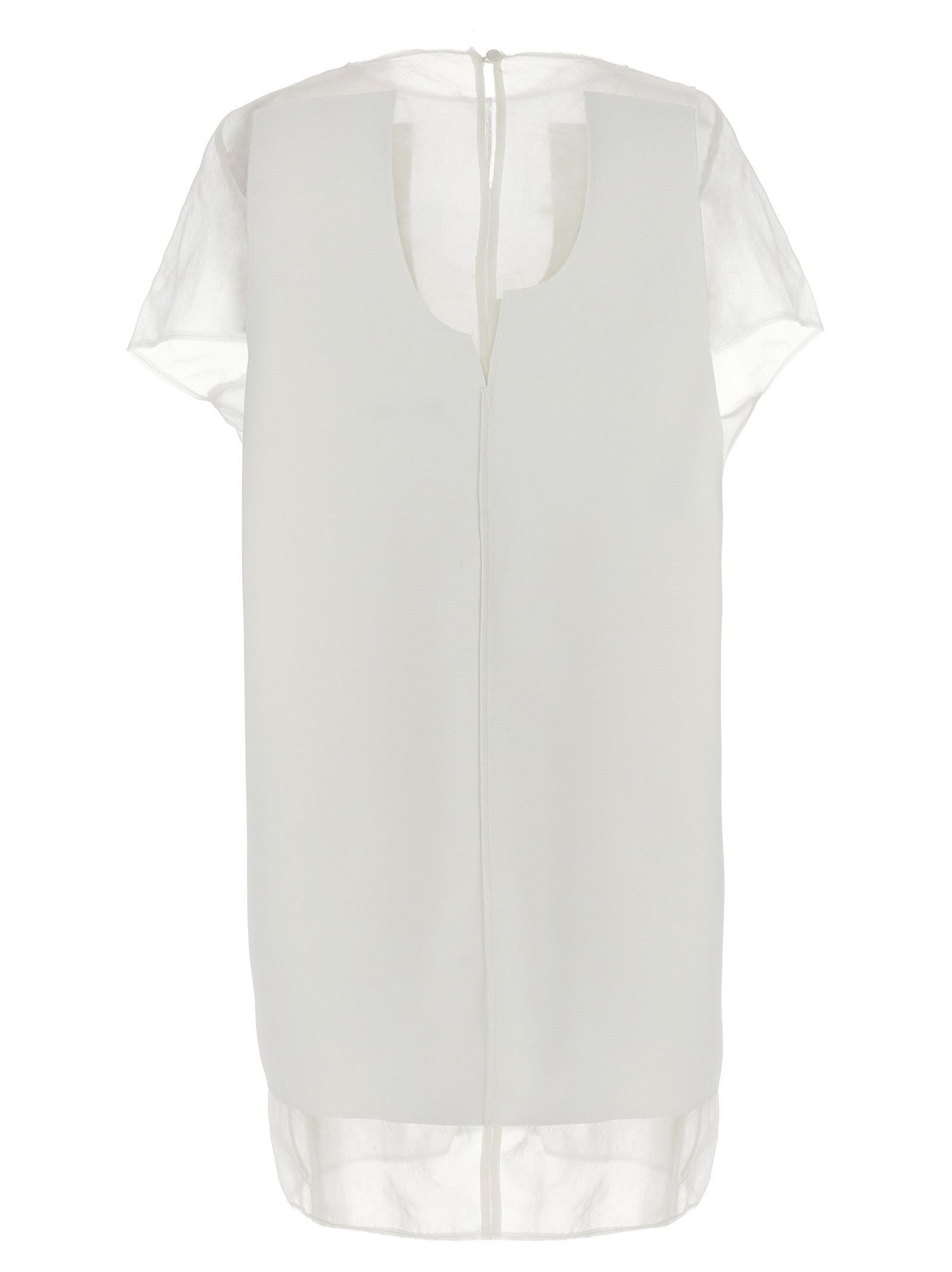 Khaite Kurzes Kleid aus weißem Polyester