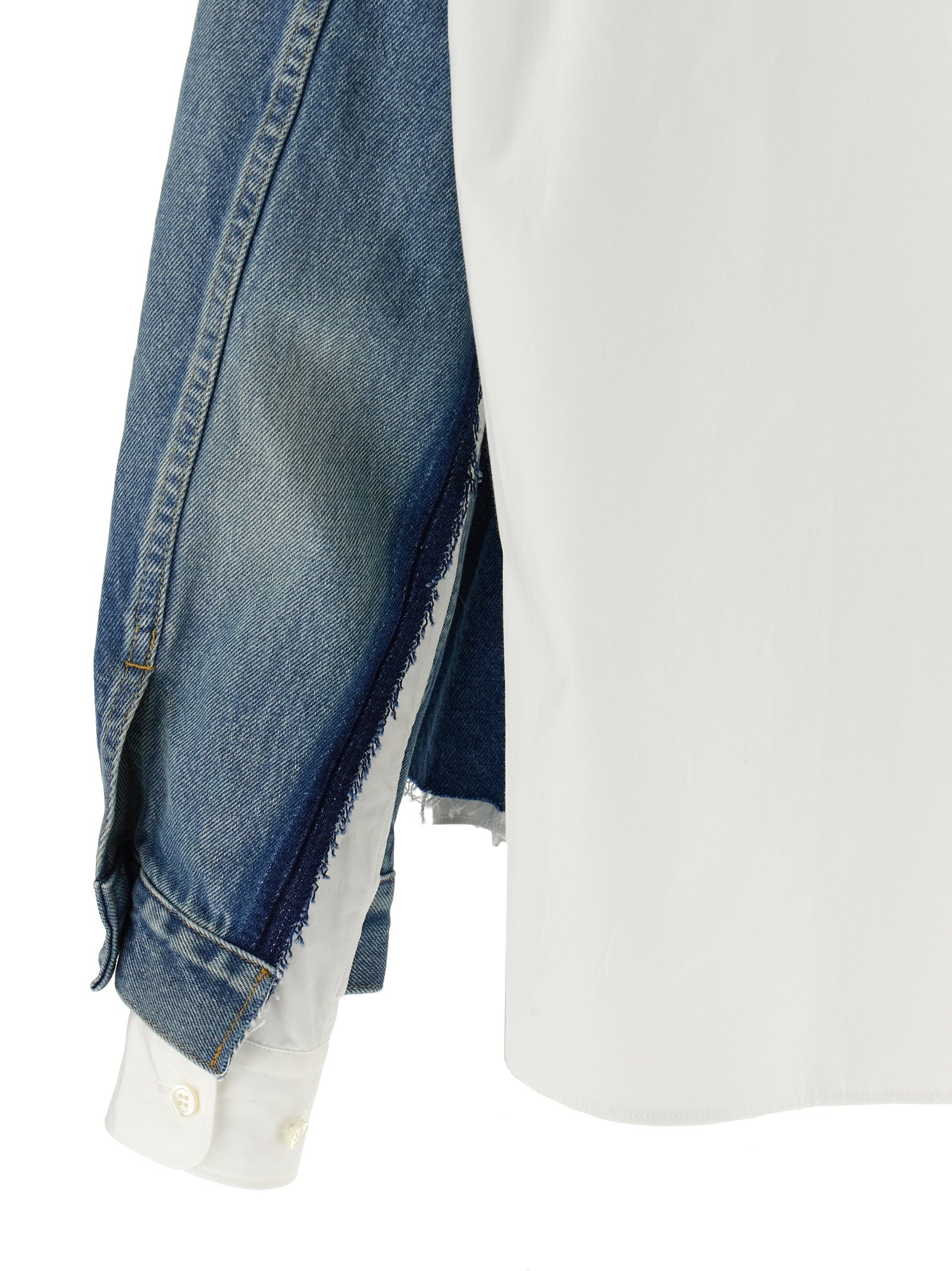 Junya Watanabe Mehrfarbige Jeansjacke aus Baumwolle