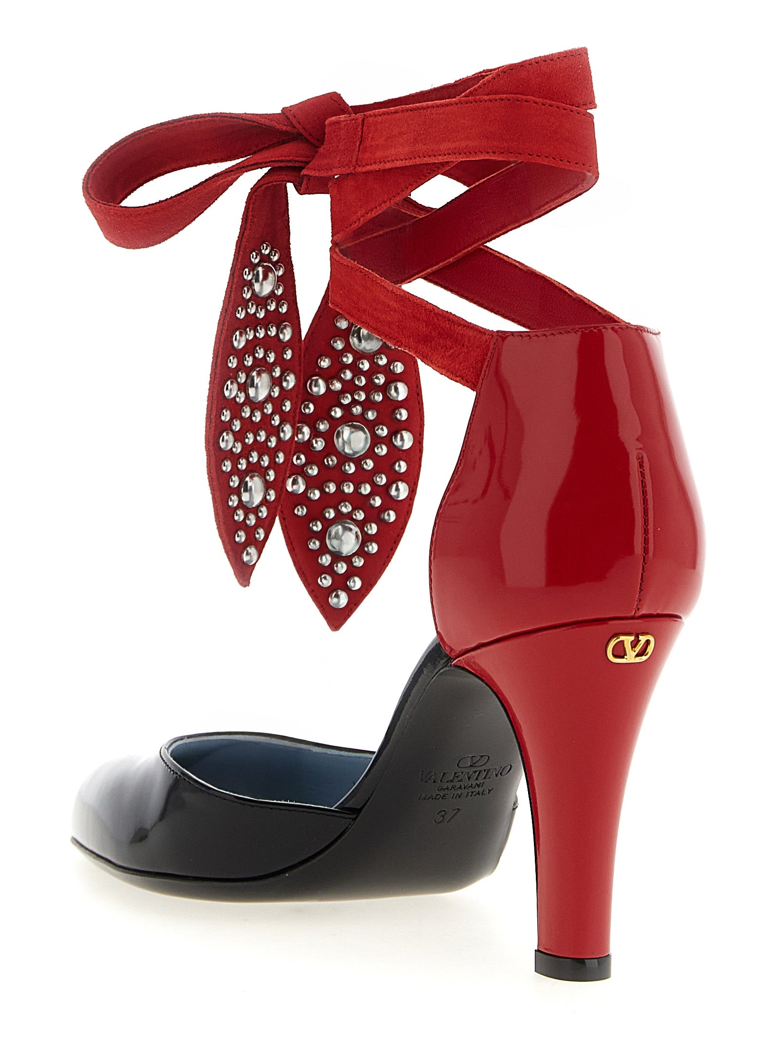 Valentino Garavani Mehrfarbige Pumps aus Ziegenleder