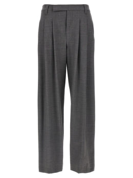 Brunello Cucinelli Graue Hose aus reiner Schurwolle