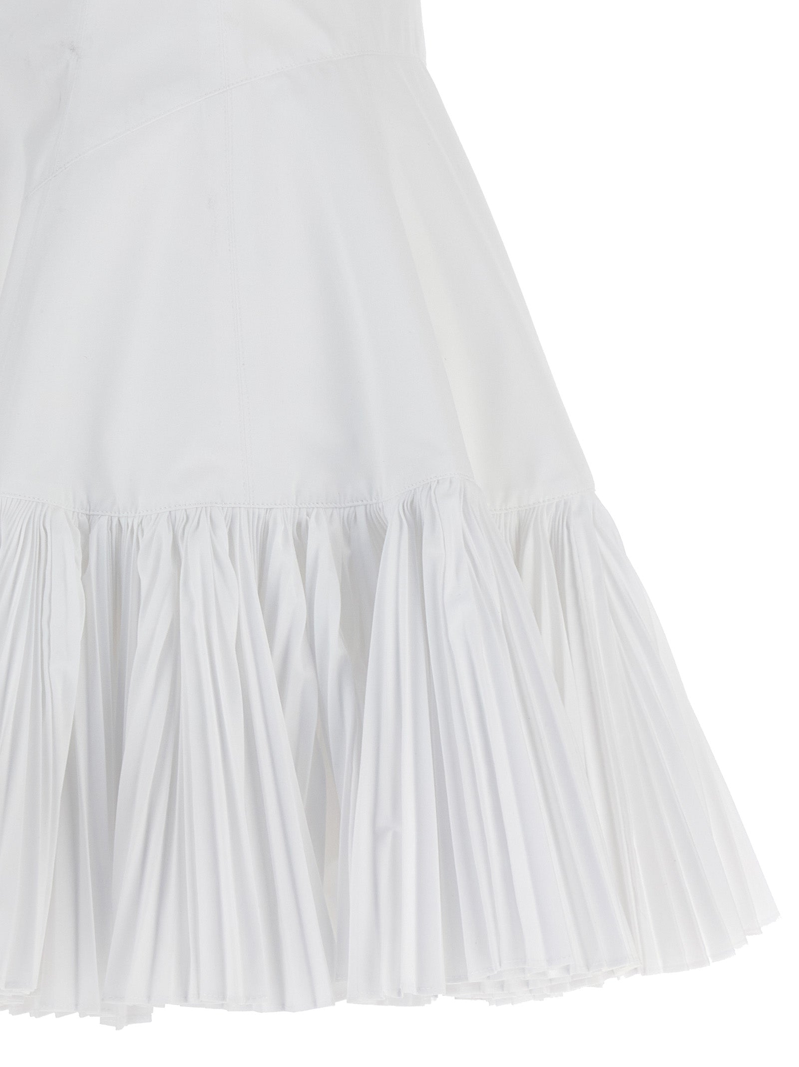 Giovanni Bedin Kurzes Kleid aus weißem Polyester