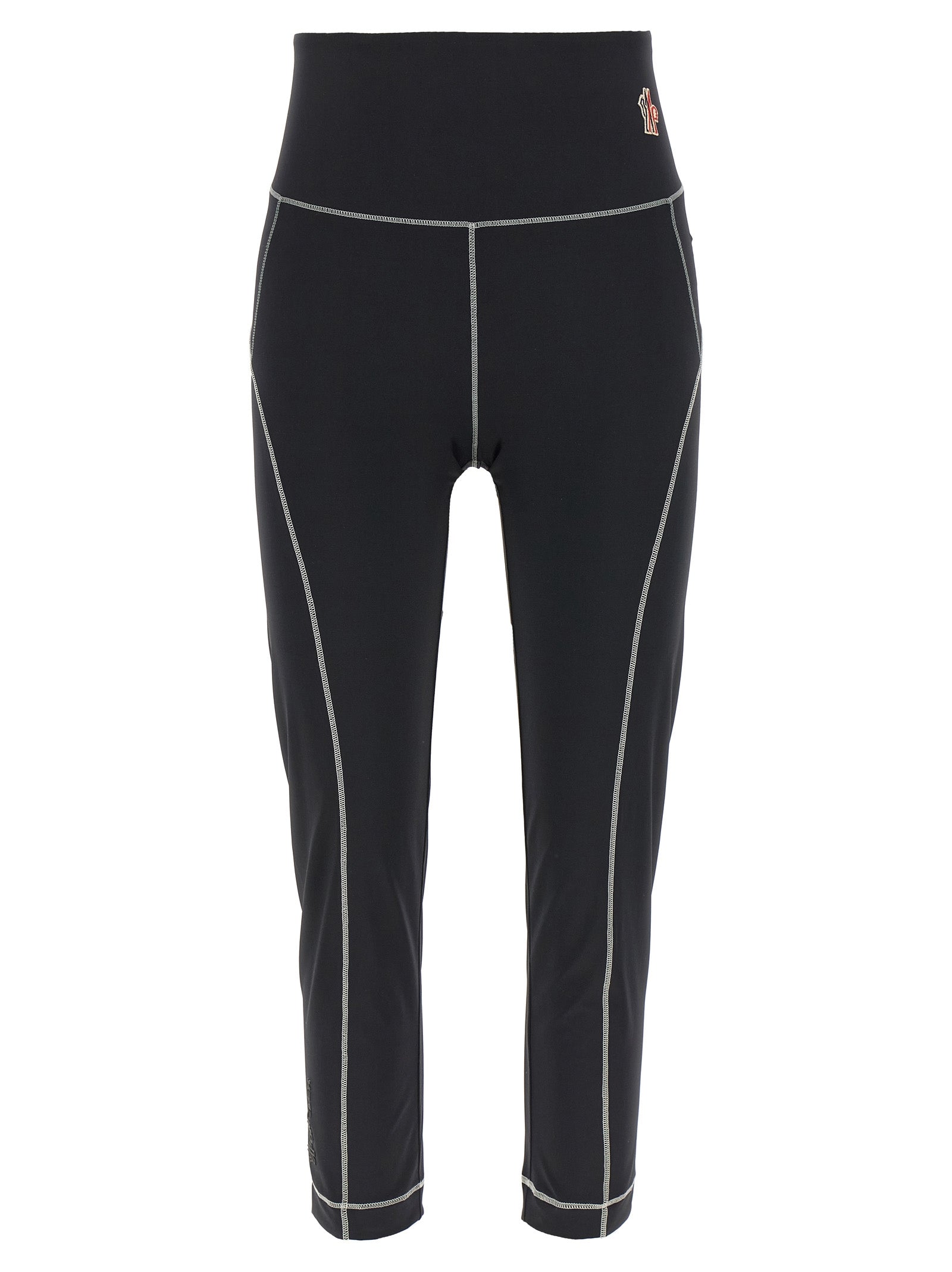Moncler Grenoble Schwarze Polyamid-Leggings