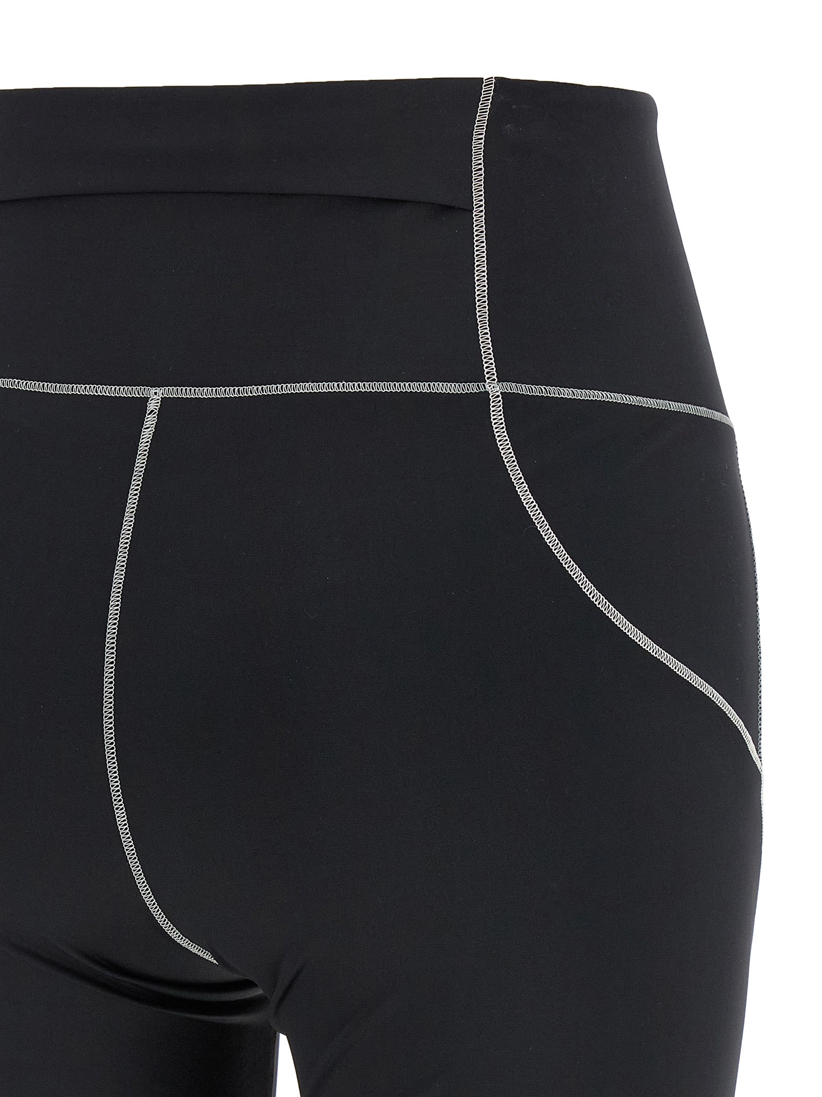 Moncler Grenoble Schwarze Polyamid-Leggings