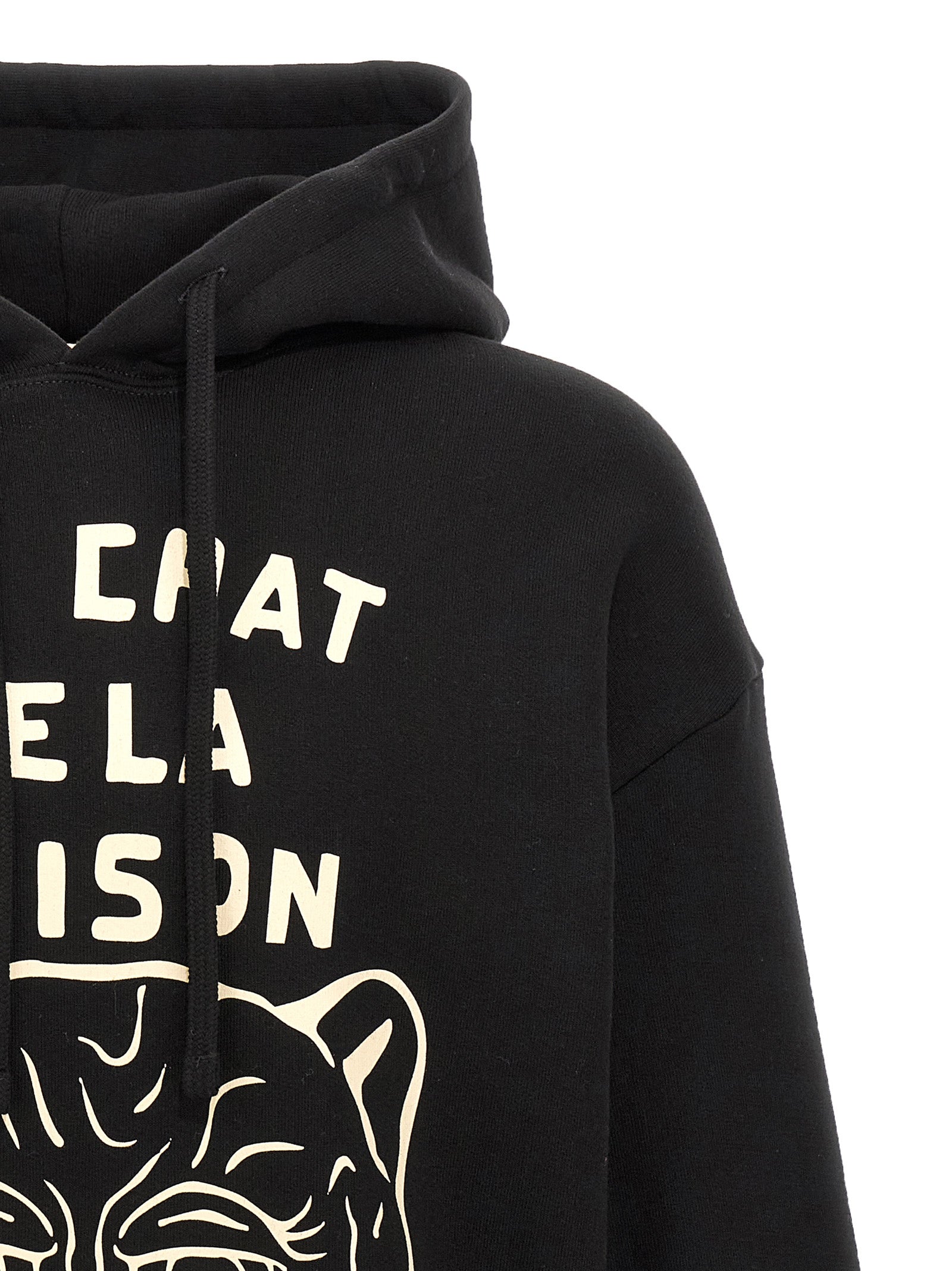 Valentino Garavani Schwarzer Baumwoll-Sweatshirt