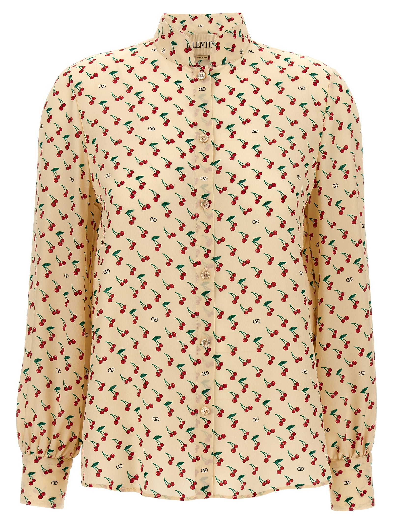 Valentino Garavani Beige Seidenbluse