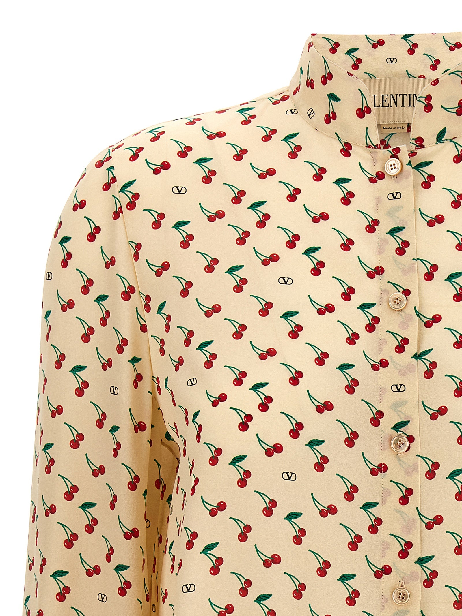 Valentino Garavani Beige Seidenbluse