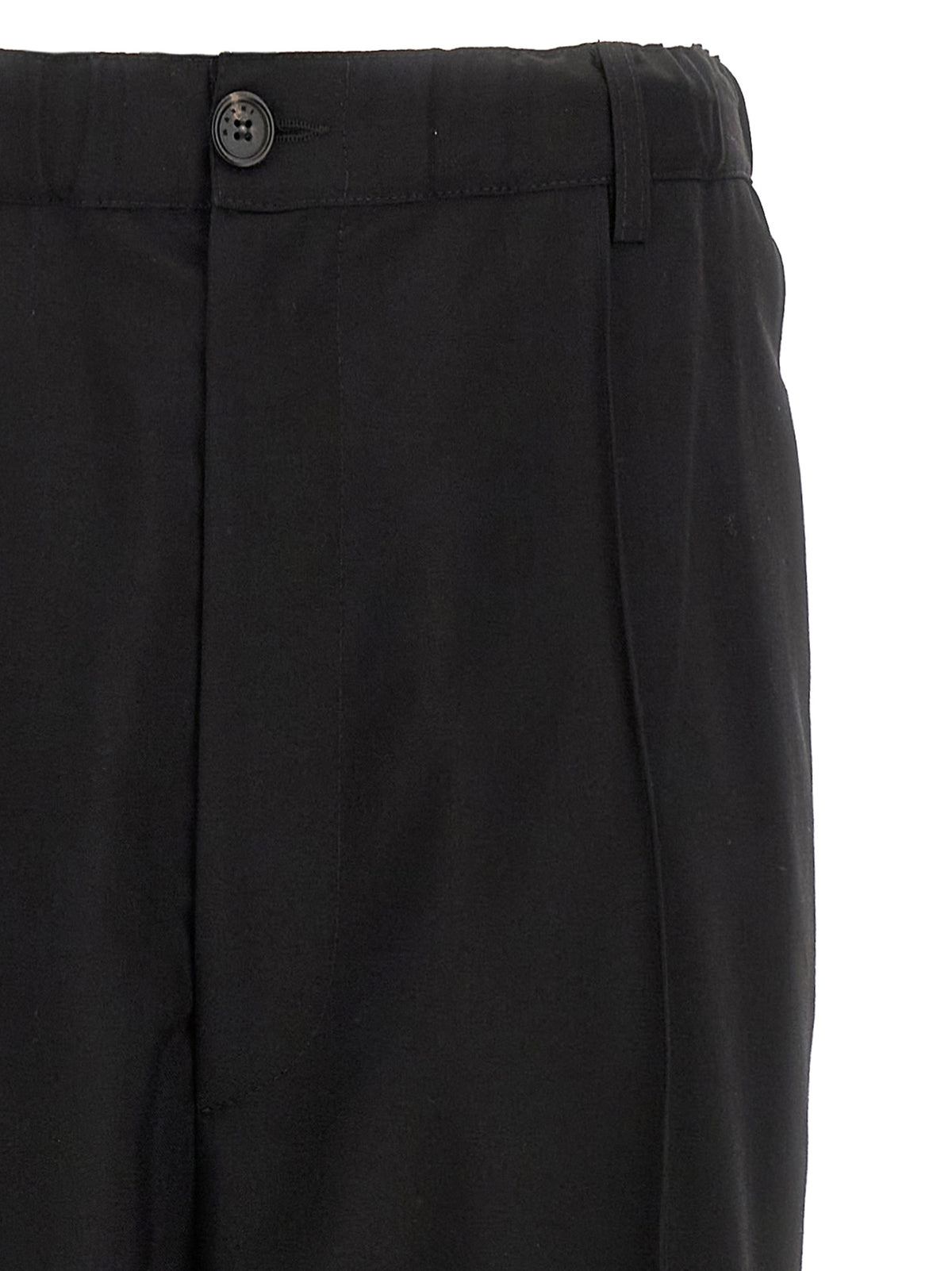 Marni Schwarze Hose aus reiner Schurwolle