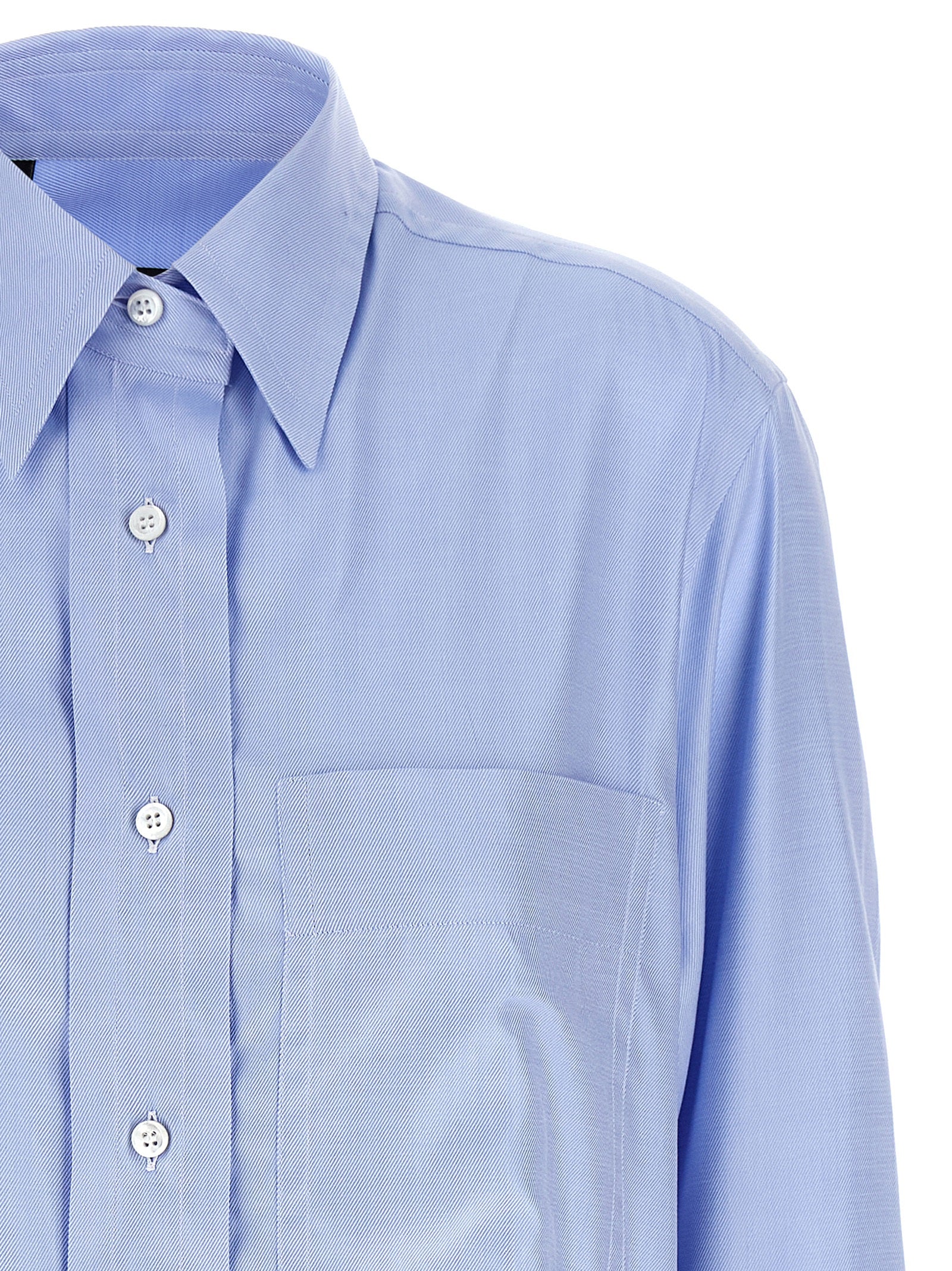 Brioni Blaue Baumwollbluse