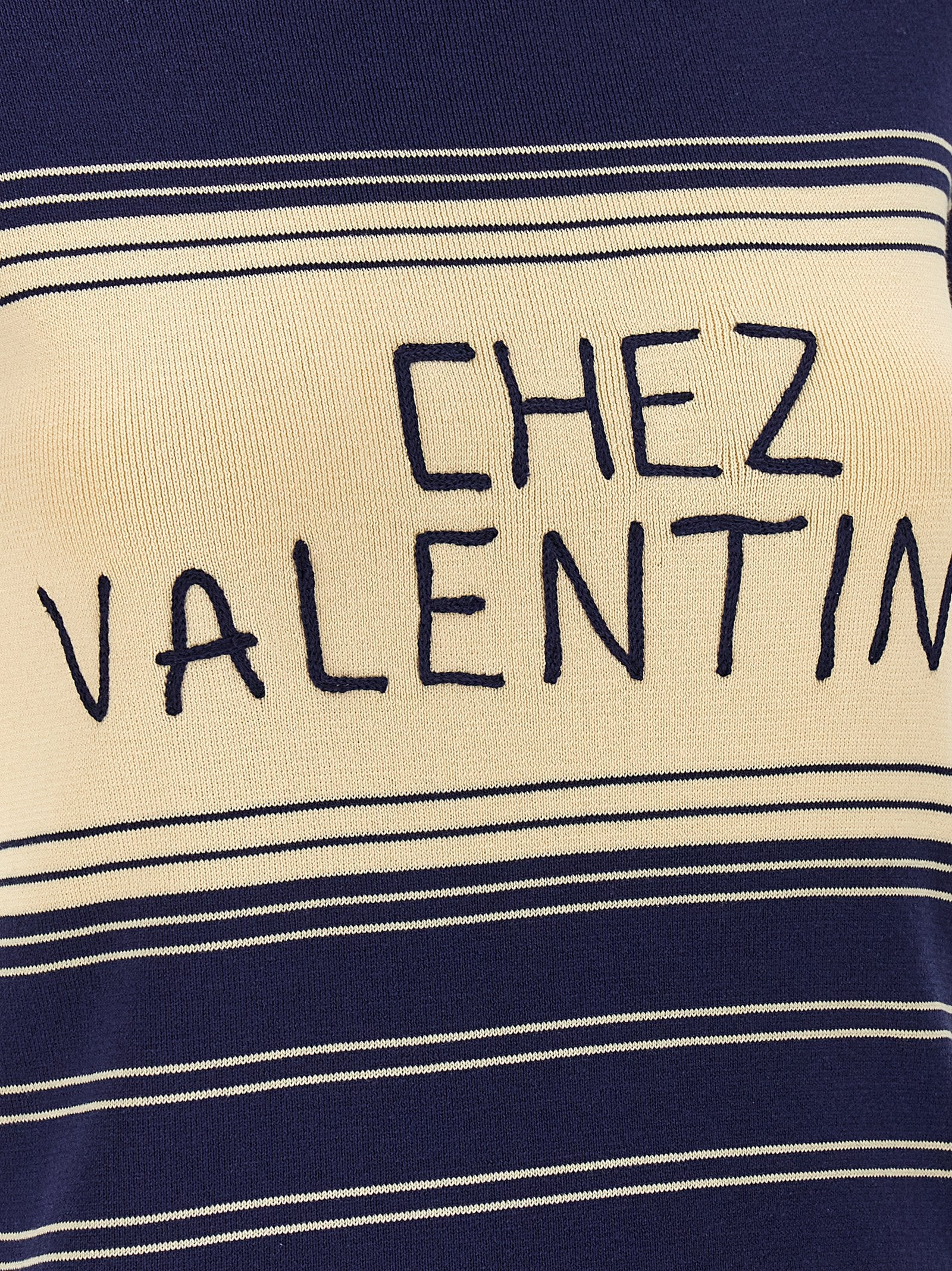 Valentino Garavani Blaues Baumwoll-T-Shirt