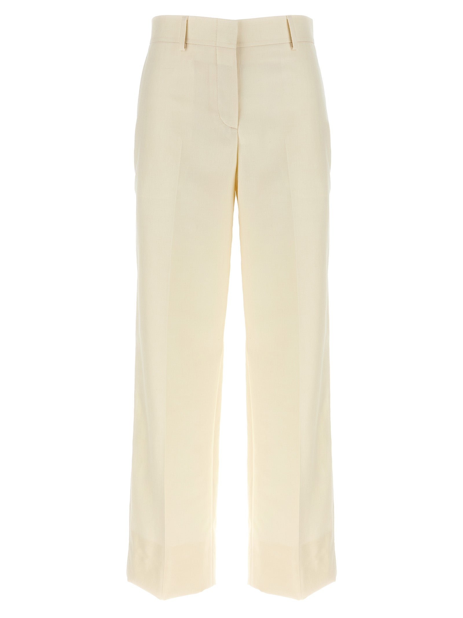 Brioni Weiße Wollstoffhose