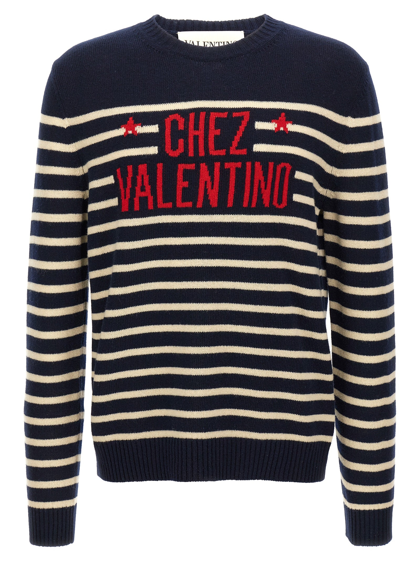 Valentino Garavani Blauer Cardigan aus Schurwolle