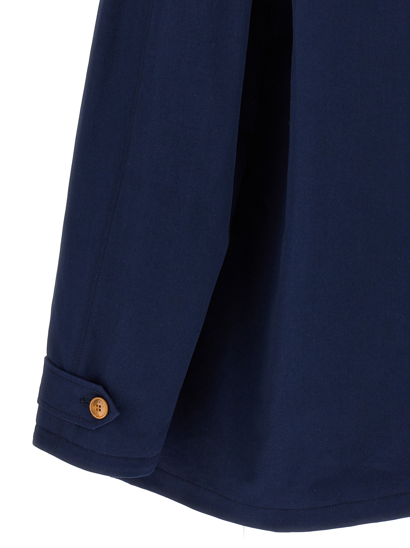 Marni Blauer Baumwollparka