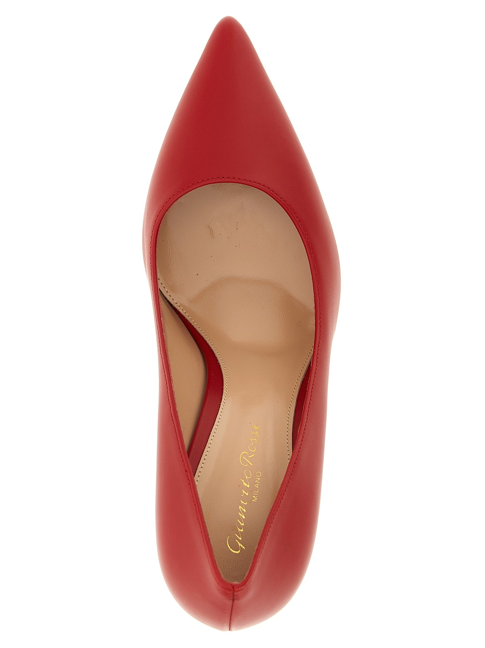 Gianvito Rossi Mehrfarbige Pumps aus Kalbsleder mit hohem Absatz